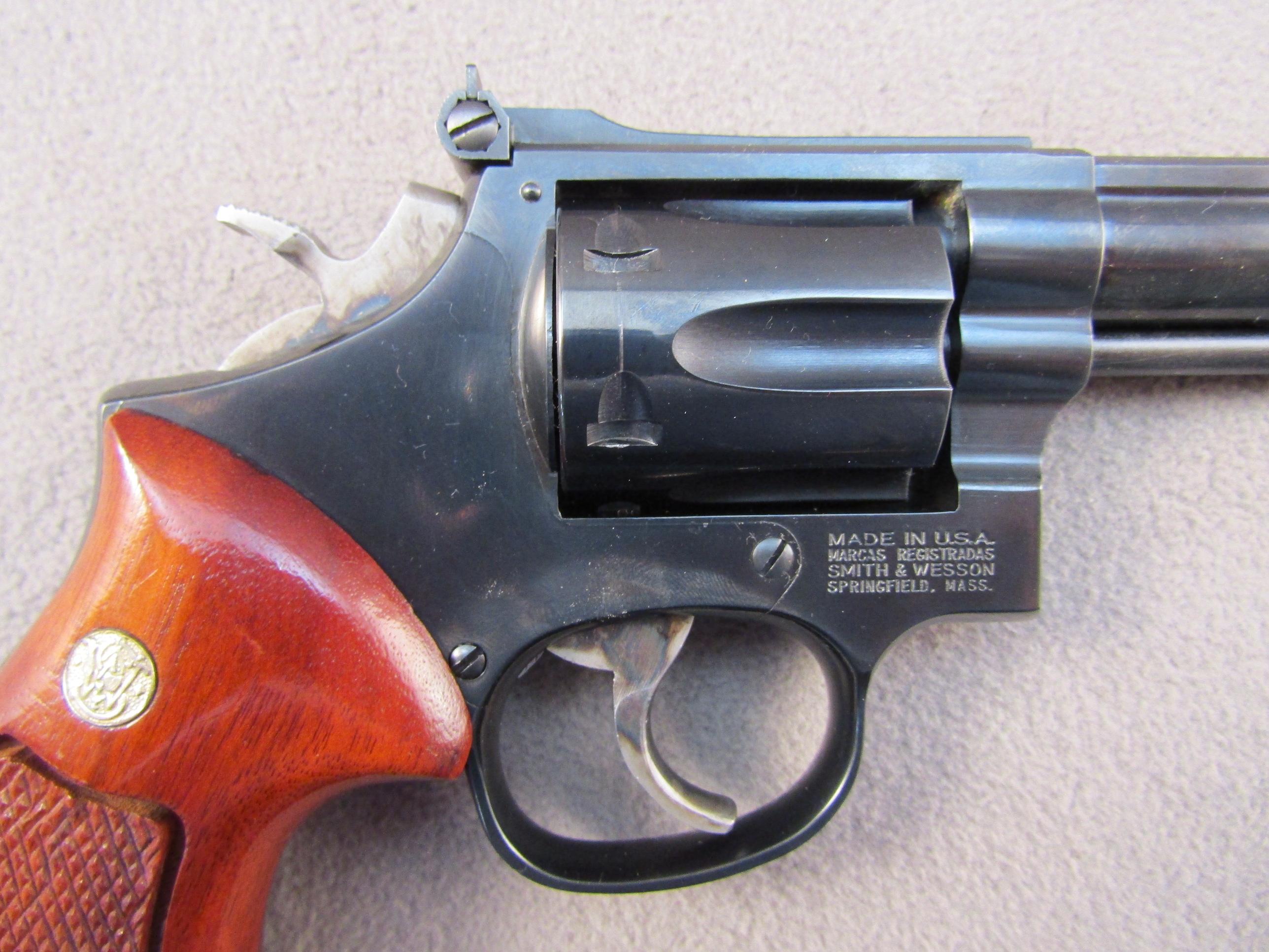 handgun: SMITH & WESSON MODEL 17-6, 22CAL DOUBLE ACTION REVOLVER, S#BDZ5647