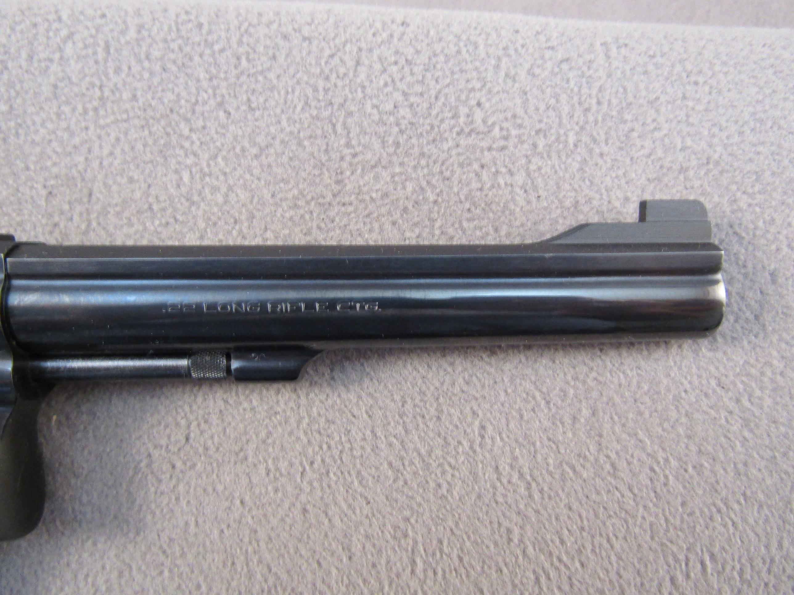 handgun: SMITH & WESSON MODEL 17-6, 22CAL DOUBLE ACTION REVOLVER, S#BDZ5647