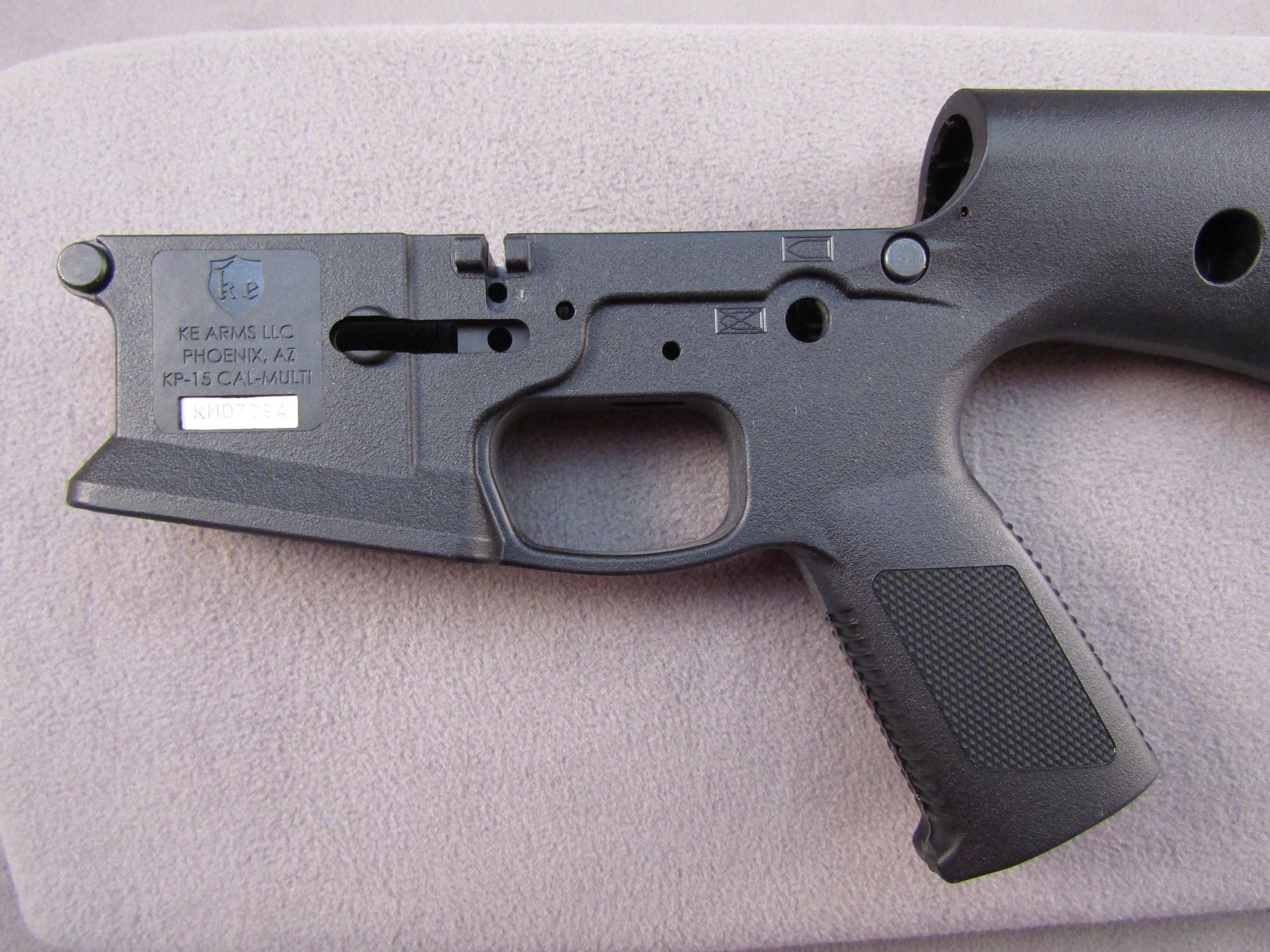 KE ARMS MODEL KP15, 5.56CAL SEMI AUTO RIFLE, S#KM07094