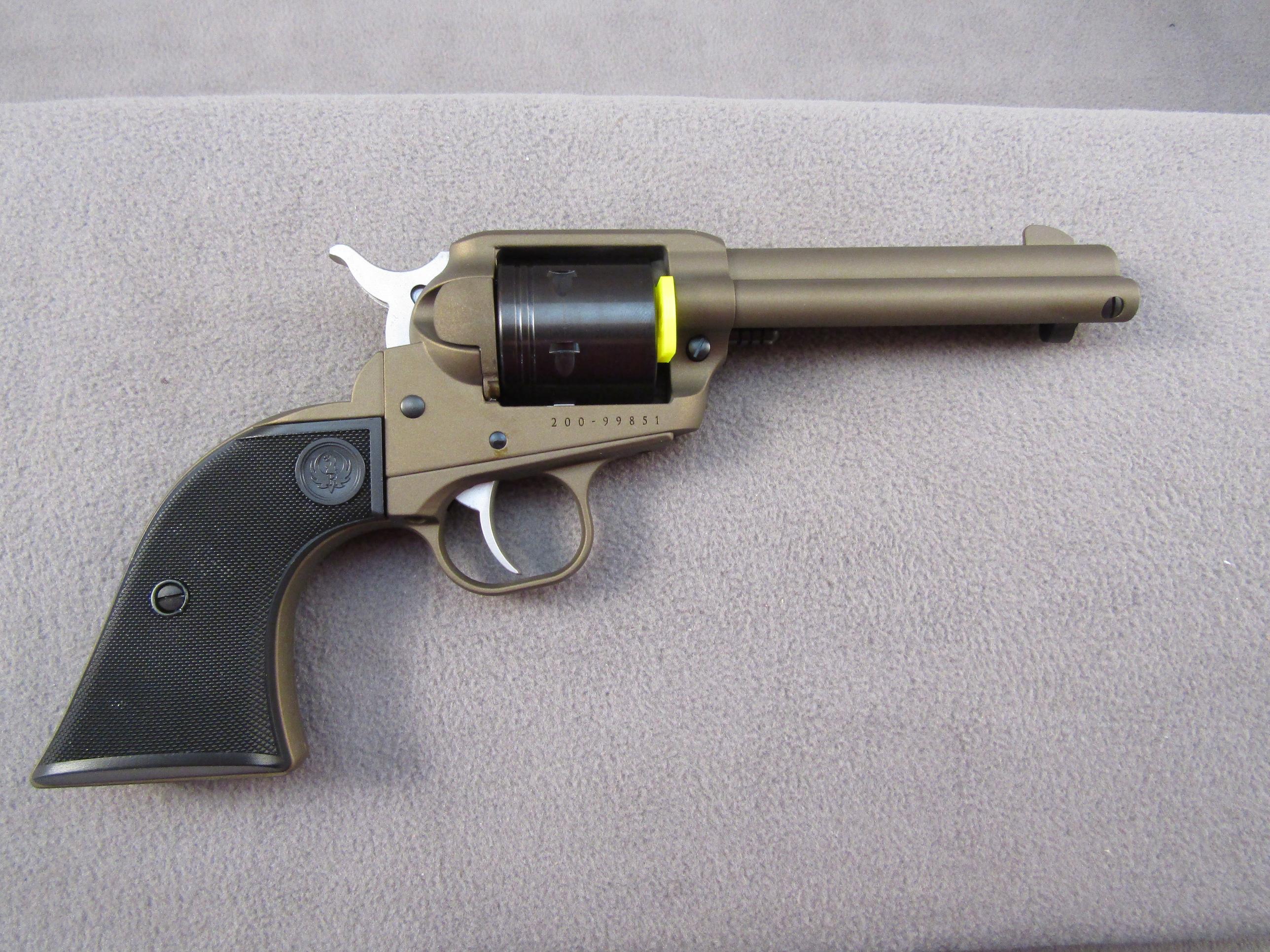 handgun: RUGER WRANGLER, 22CAL REVOLVER, S#200-99851
