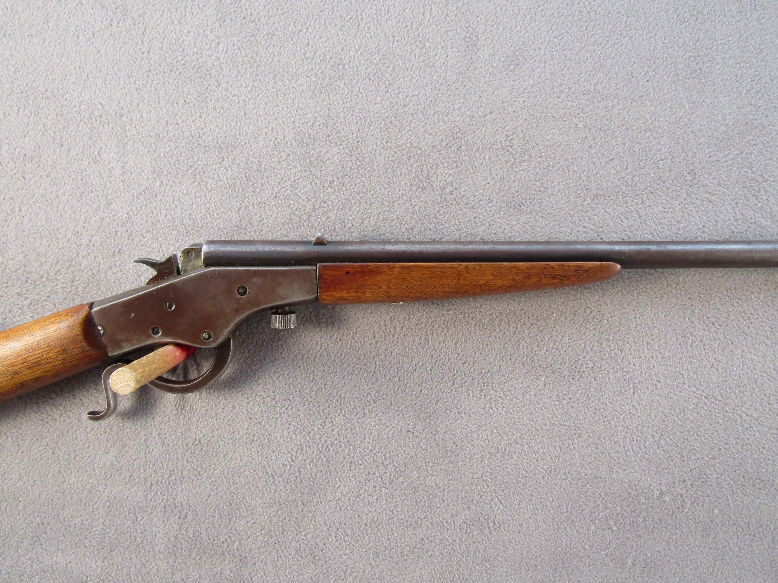 STEVENS MODEL 26CRACKSHOT, 22CAL SINGLE SHOT LEVER ACTION RIFLE, NVSN