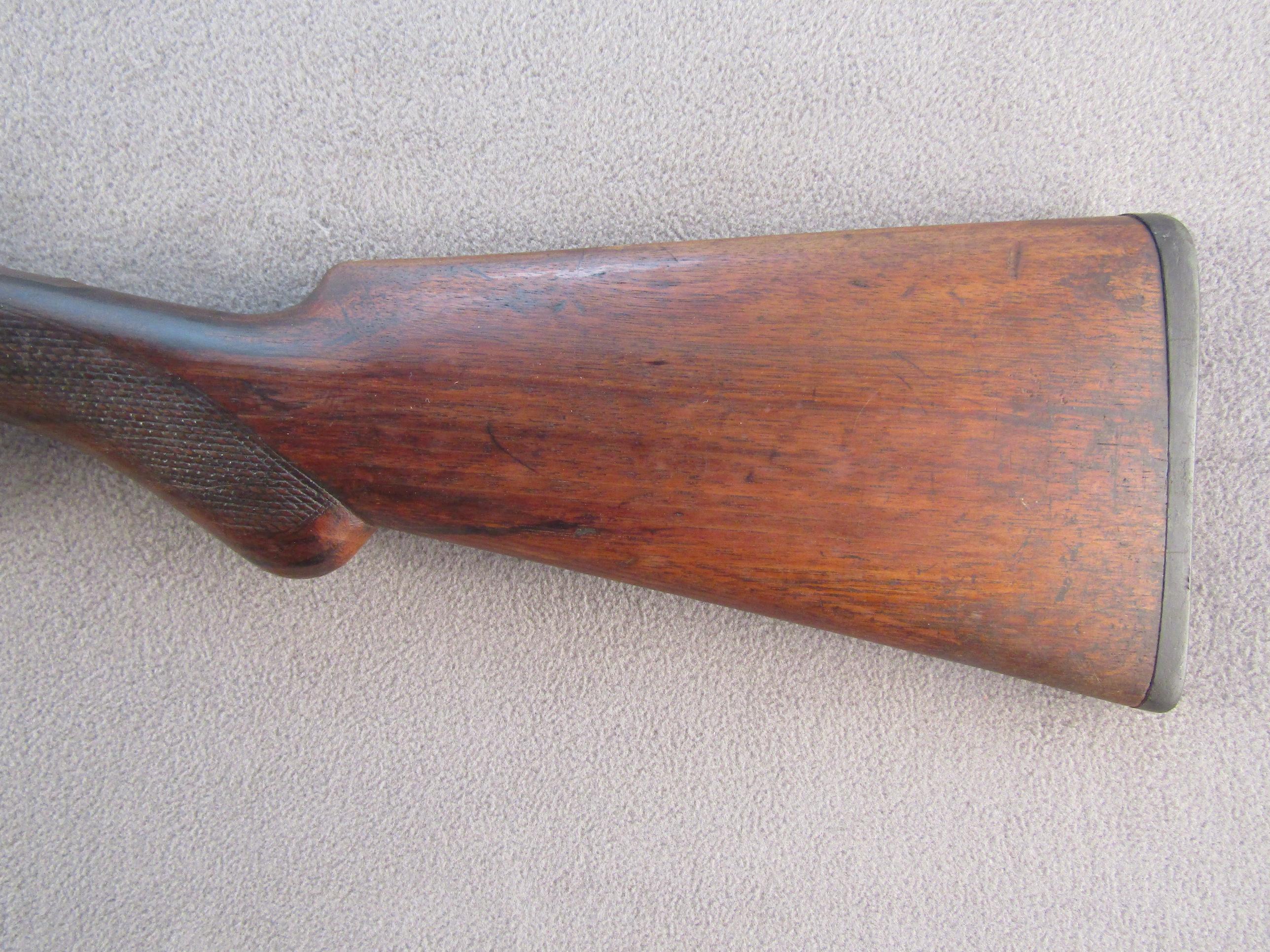 antique: FLETCHER HARDWARE CROWN EJECTOR 1885, 12GA SINGLE SHOT SHOTGUN, NVSN