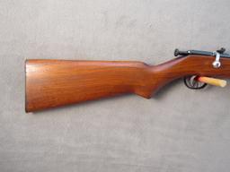 REMINGTON MODEL 33 NRA JR, 22CAL SINGLE SHOT BOLT ACTION RIFLE, NVSN