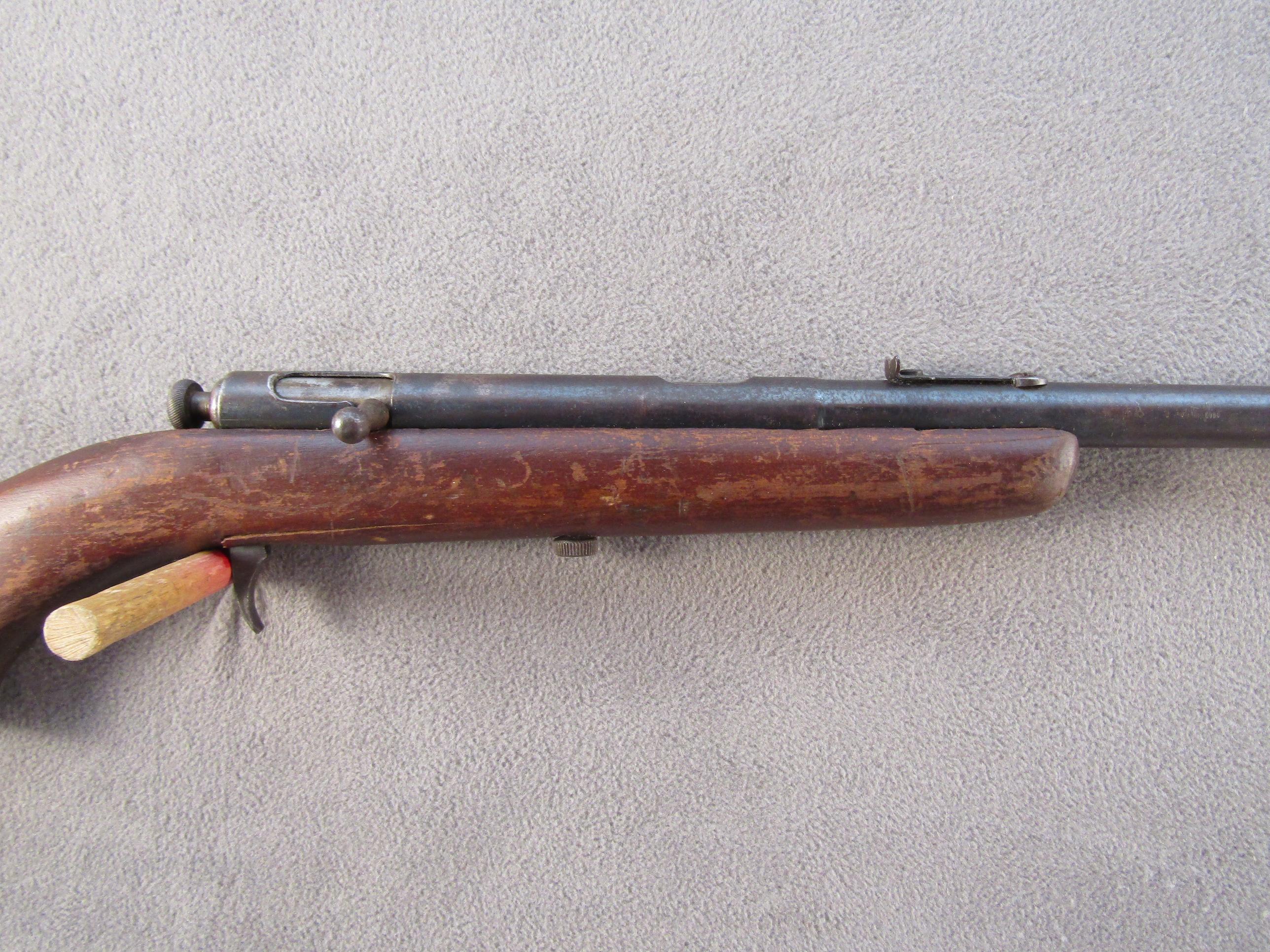 HAMILTON MODEL 147, 22CAL SINGLE SHOT BOLT ACTION RIFLE, NVSN