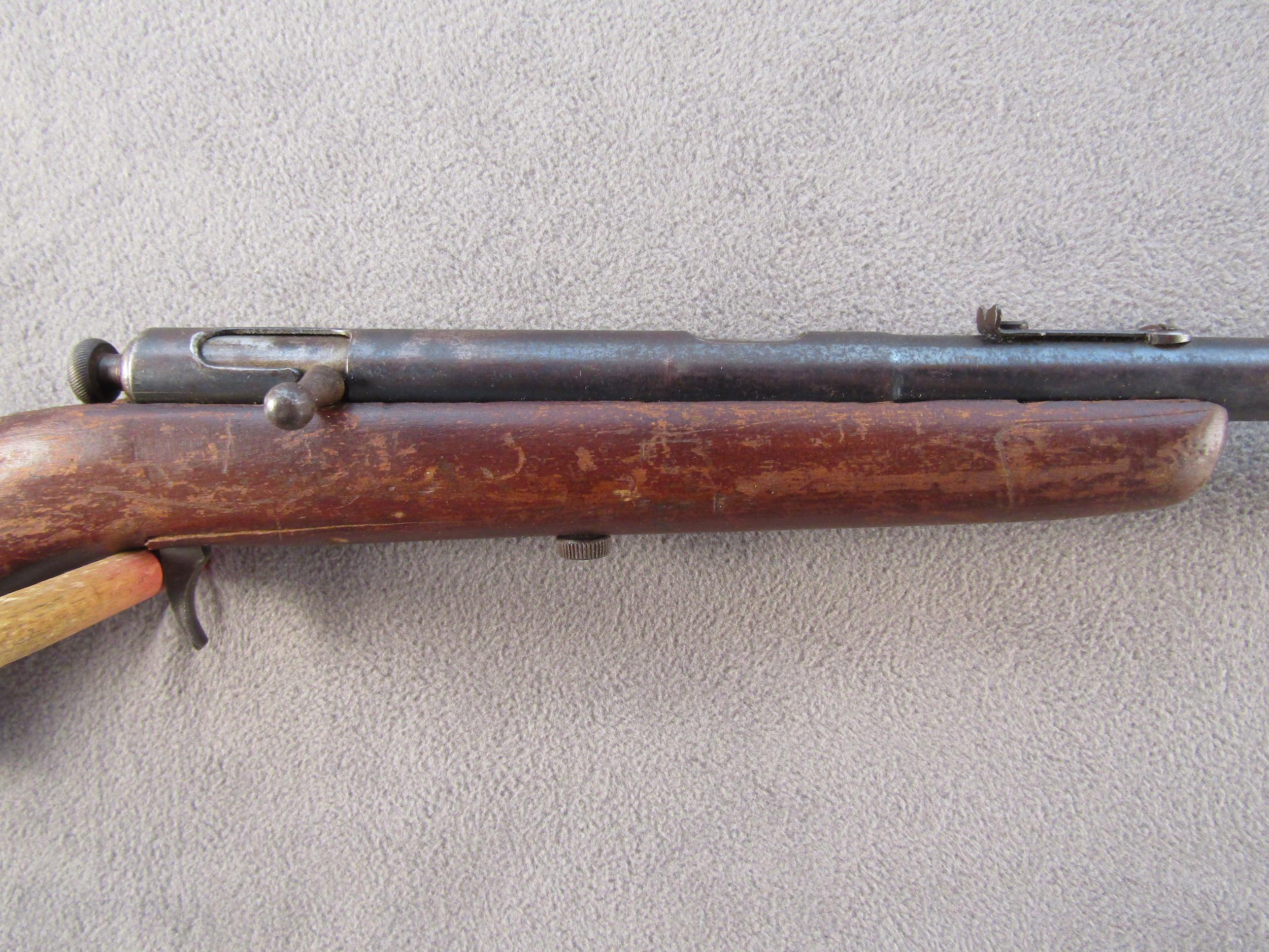 HAMILTON MODEL 147, 22CAL SINGLE SHOT BOLT ACTION RIFLE, NVSN