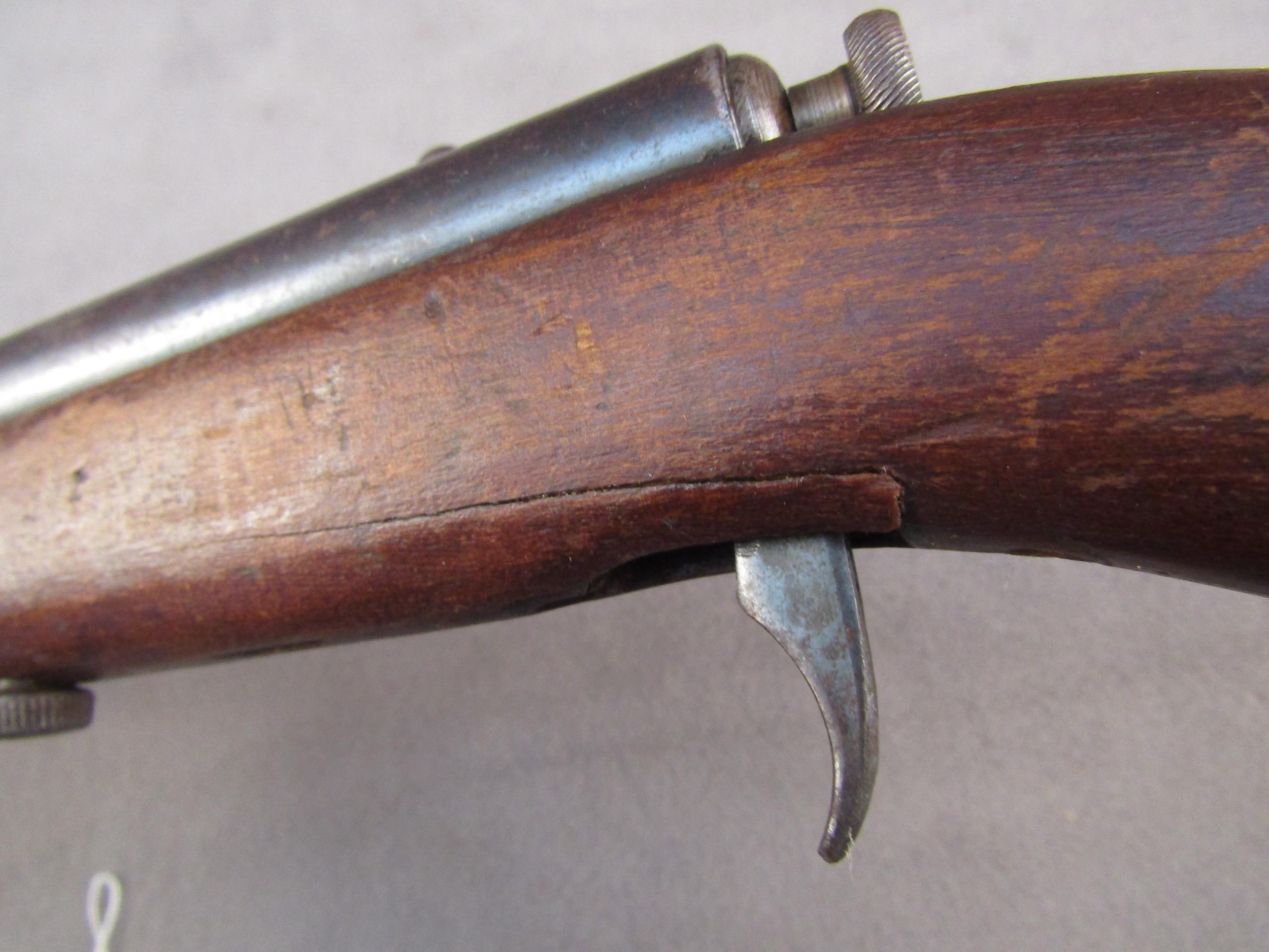HAMILTON MODEL 147, 22CAL SINGLE SHOT BOLT ACTION RIFLE, NVSN