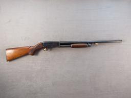ITHACA MODEL 37 FEATHER LIGHT, 12GA PUMP ACTION SHOTGUN, S#573917-2