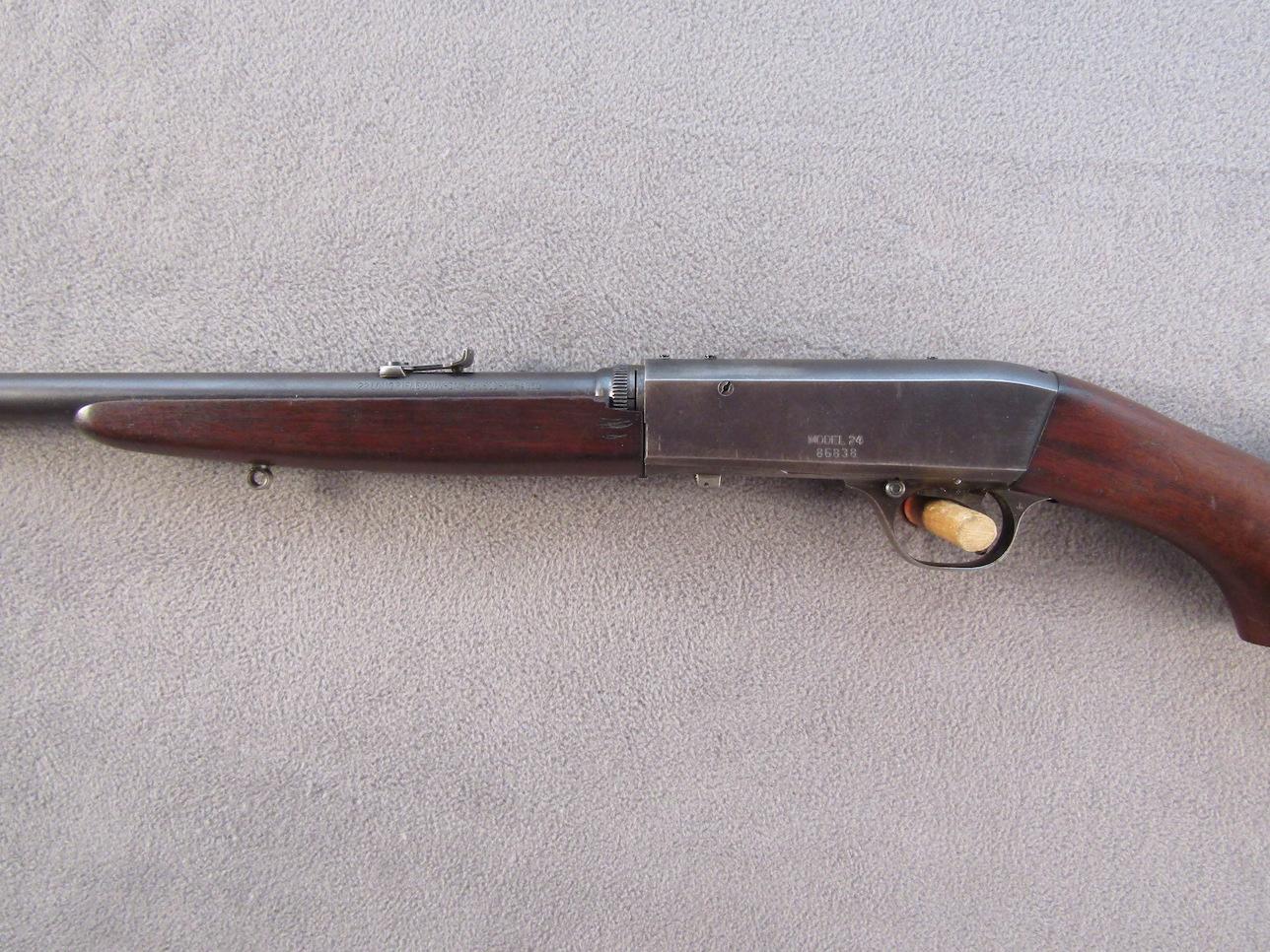 REMINGTON MODEL 24, 22CAL SEMI AUTO RIFLE, S#86838