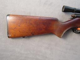 MOSSBERG MODEL 46M-B, 22CAL BOLT ACTION RIFLE, NVSN