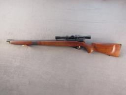 MOSSBERG MODEL 46M-B, 22CAL BOLT ACTION RIFLE, NVSN