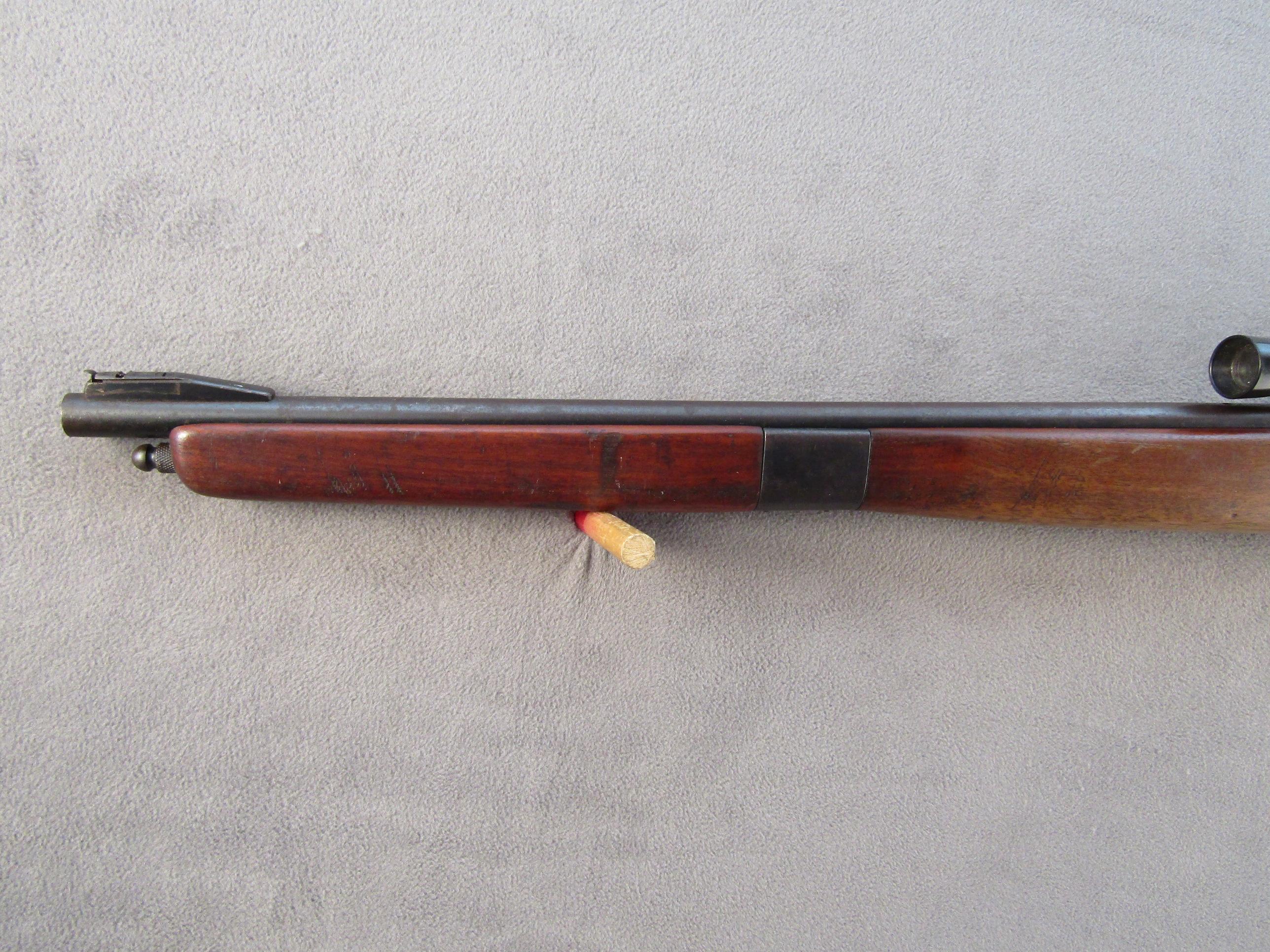 MOSSBERG MODEL 46M-B, 22CAL BOLT ACTION RIFLE, NVSN