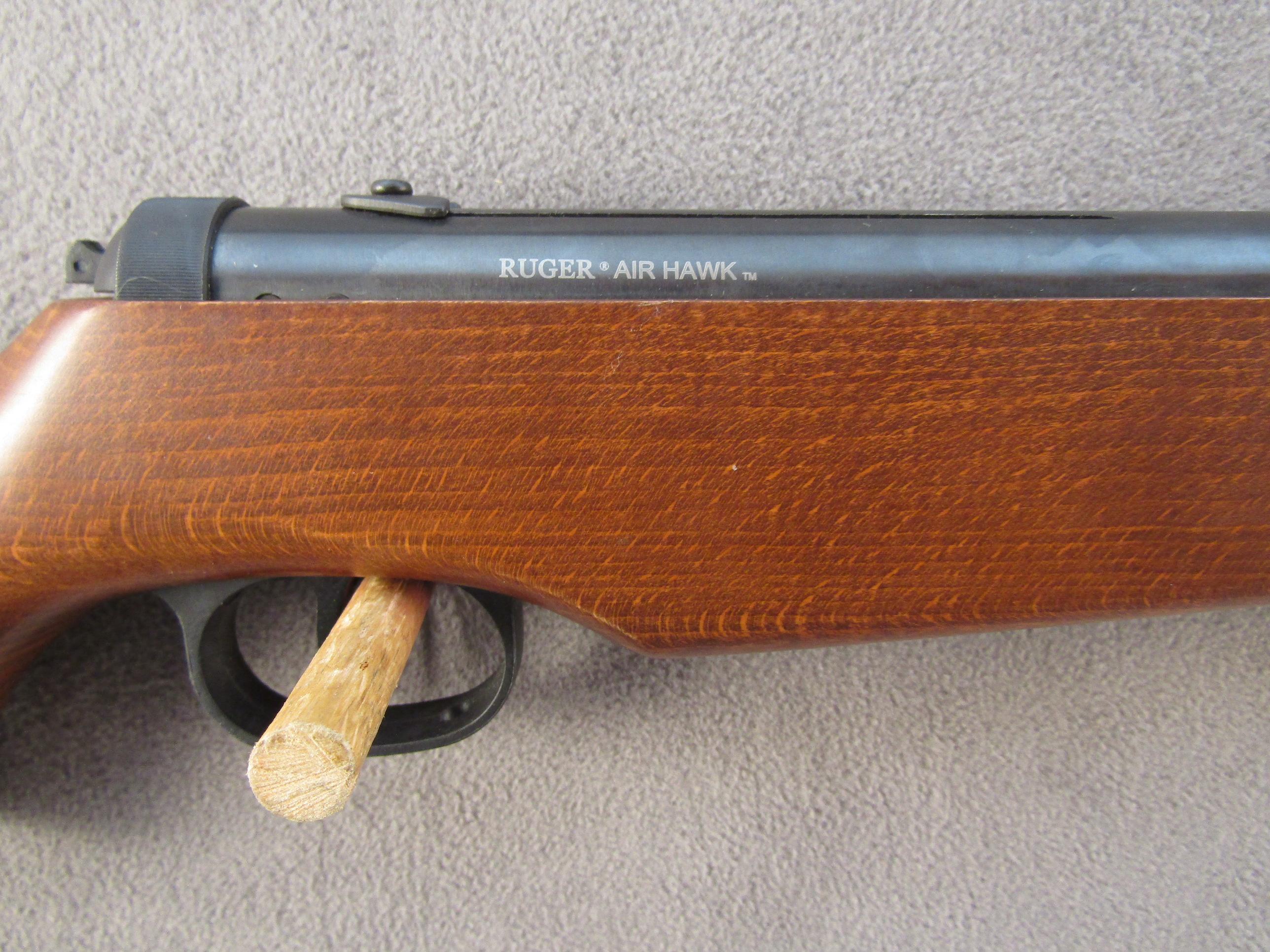 bb gun: RUGER Model Airhawk, 177cal, S#000045823