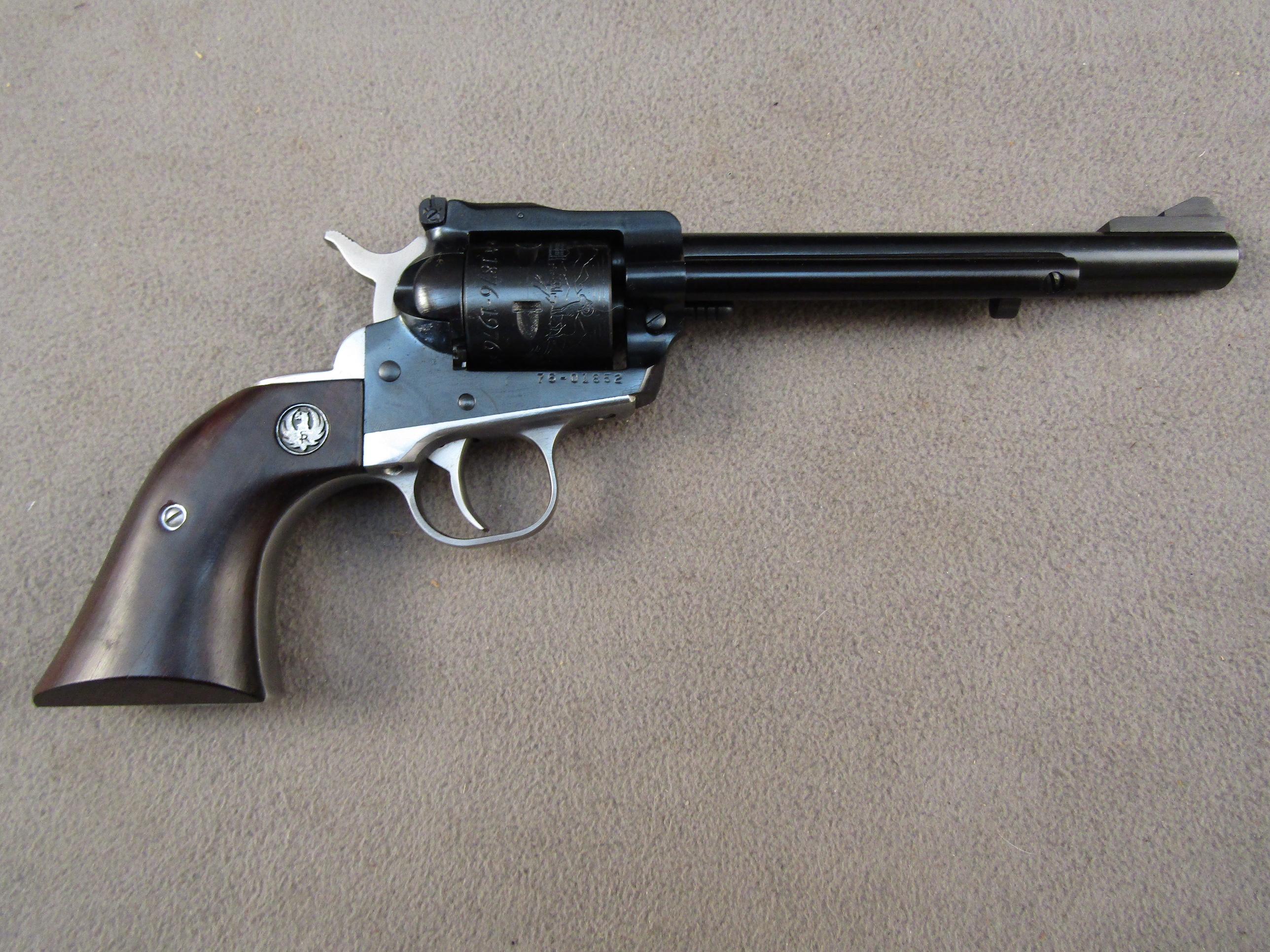 handgun: RUGER Colorado Single Shot, Revolver, .22, 6 shot, 6.5" barrel, S#76-01852