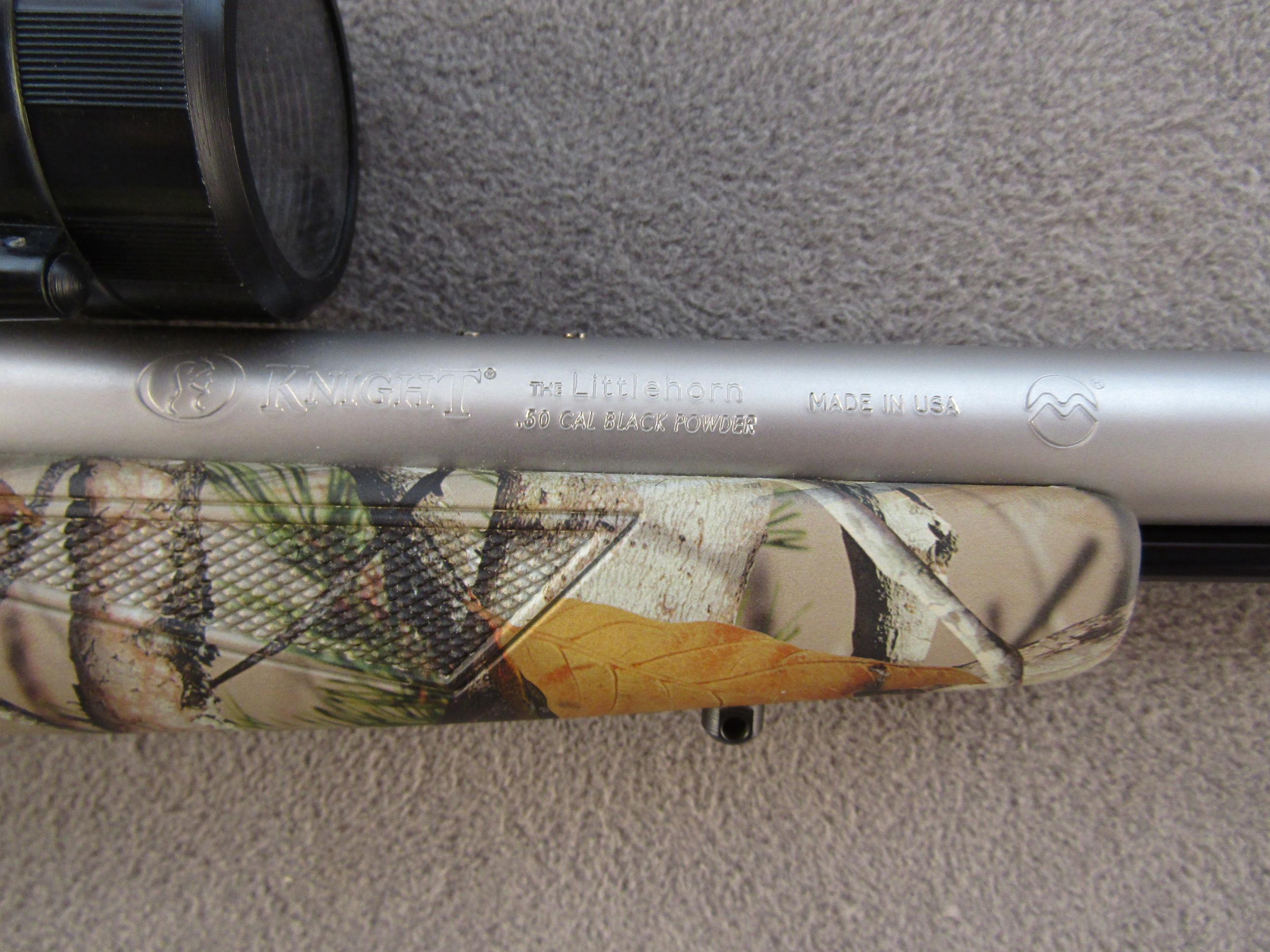 black powder: KNIGHT Model Littlehorn, Single-Action Rifle, .50cal, S#S000715