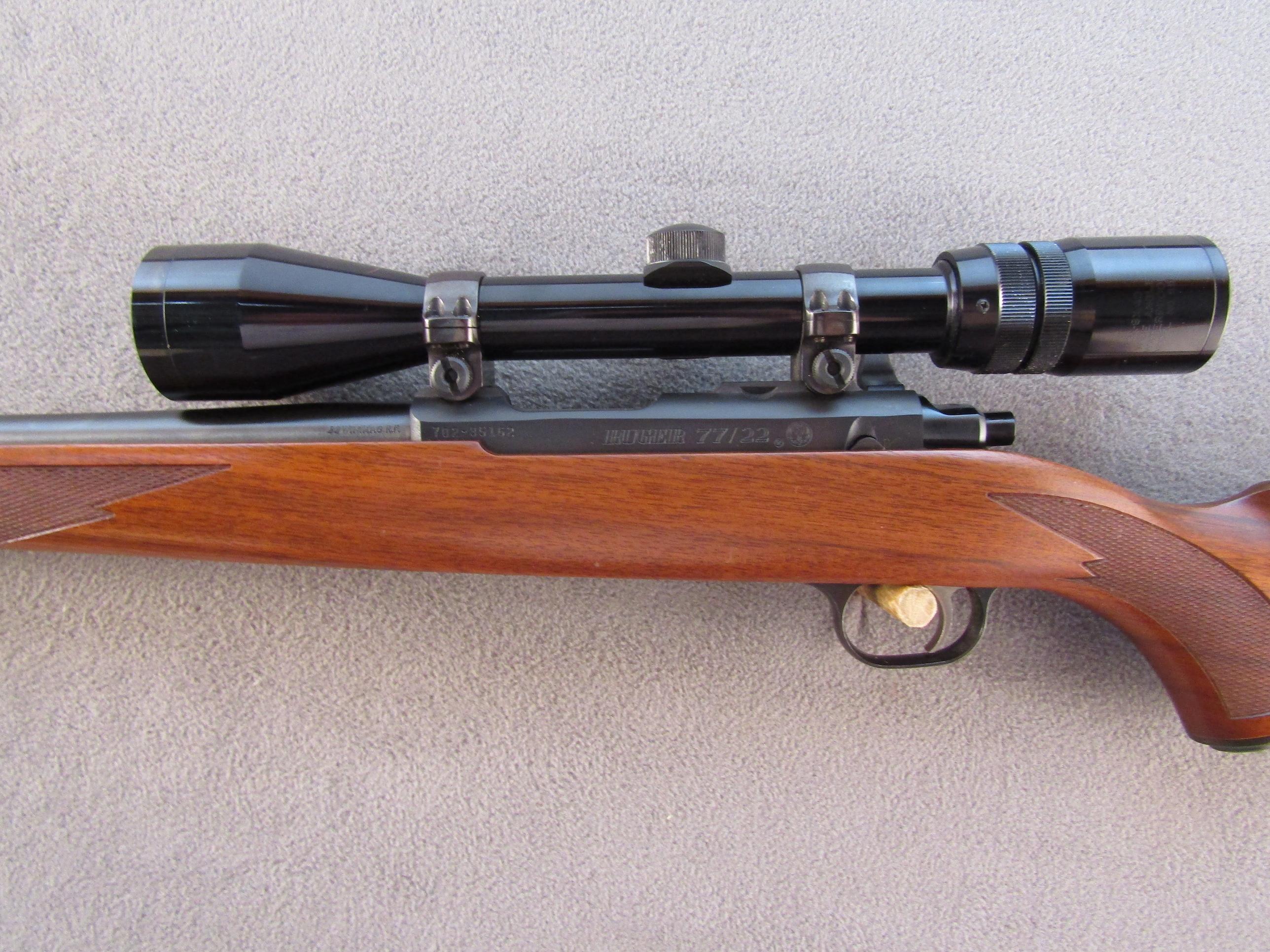 RUGER Model 77-22, Bolt-Action Rifle, .22win mag, S#702-35162