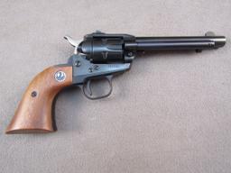 handgun: RUGER Model Single-Six, Revolver, .22, 6 shot, 5.25" barrel, S#485906