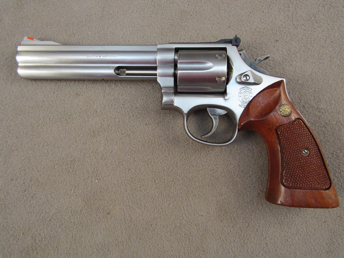 handgun: S&W Model 686-4, Revolver, .357, 6 shot, 6" barrel, S#BRP0469
