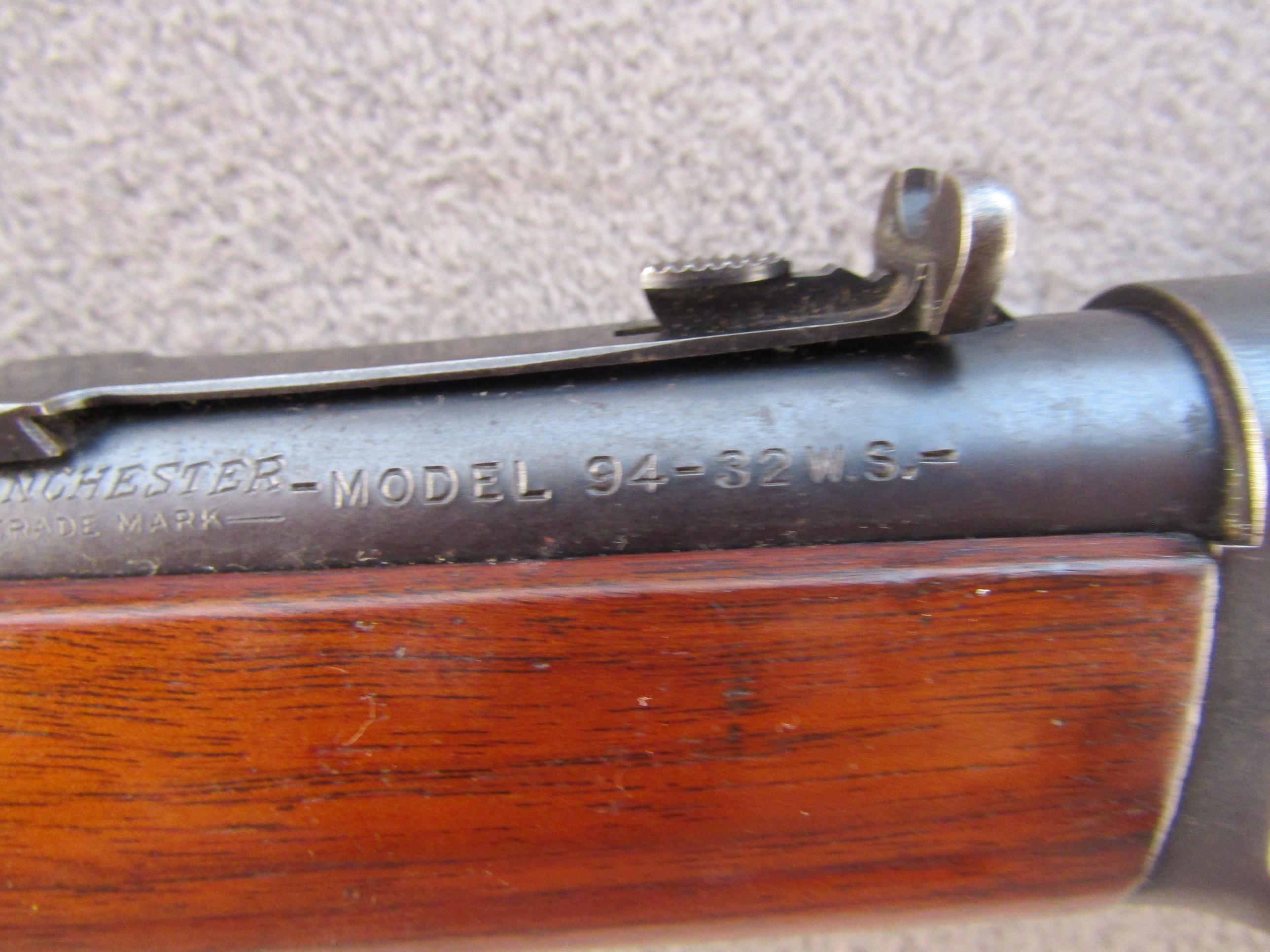 WINCHESTER Model 94, Lever-Action Rifle, .32 win spl, S#1280302