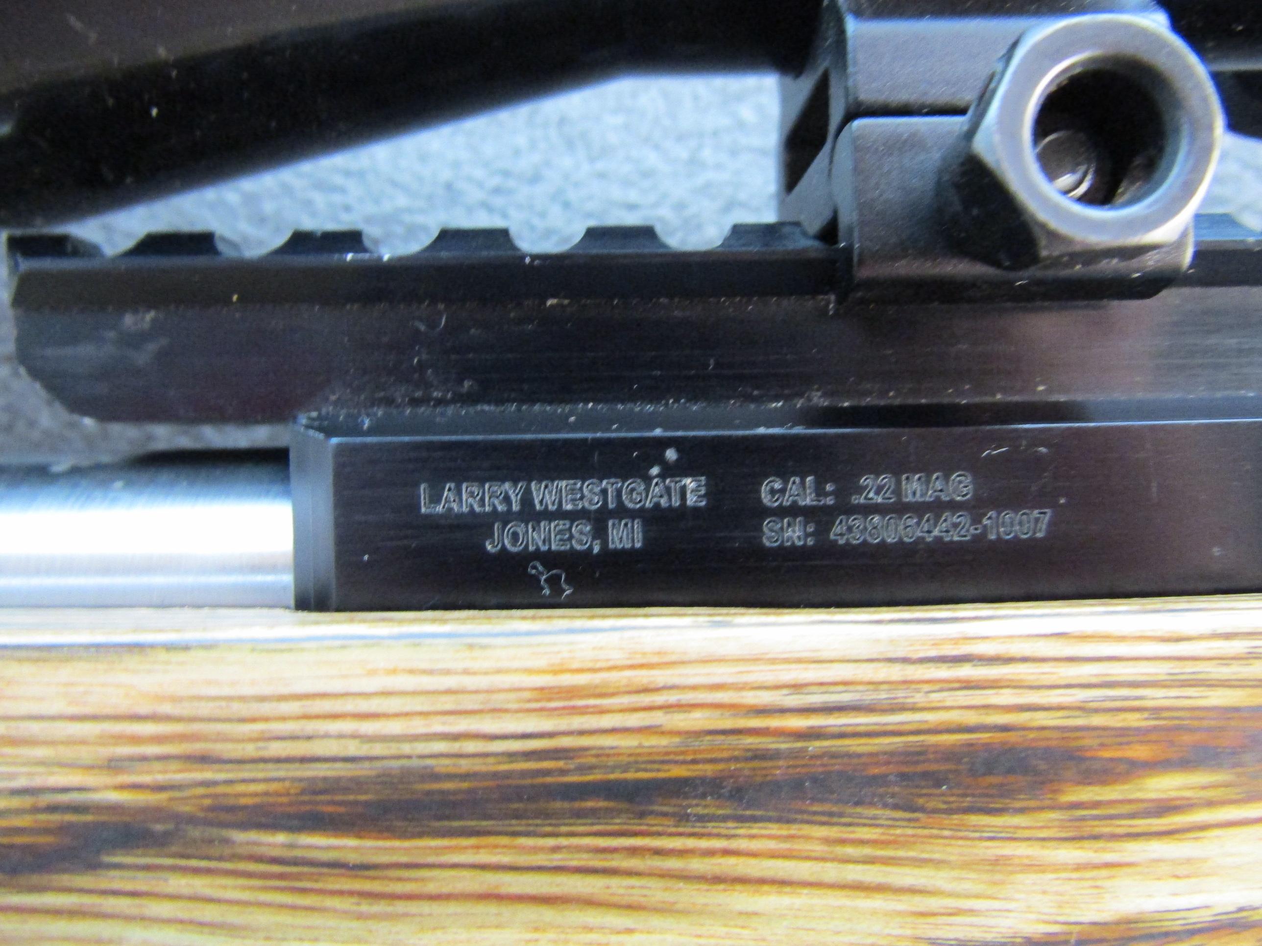 CUSTOM BUILT, Semi-Auto Rifle, .22mag, S#43806442-1007