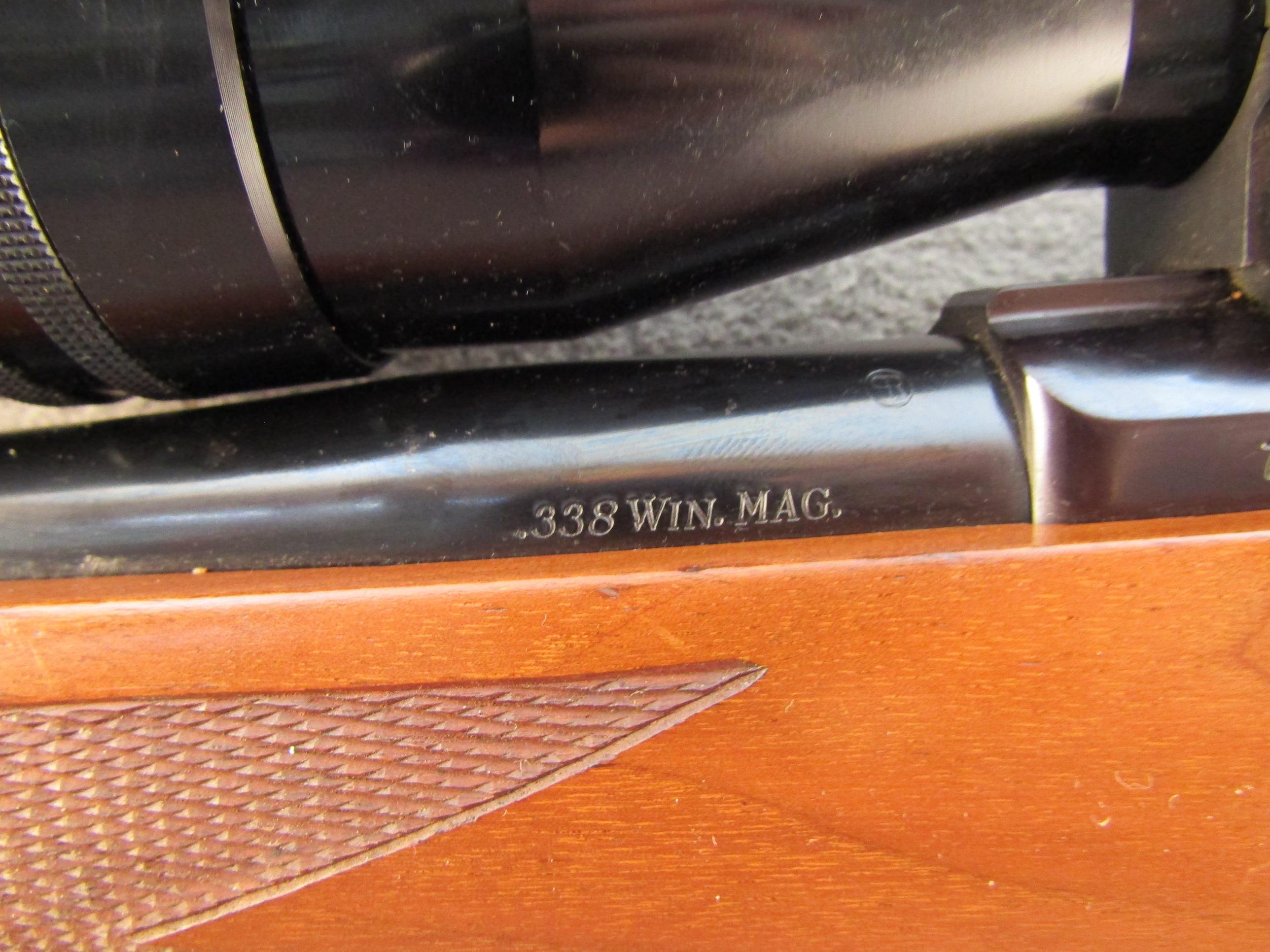 RUGER Model M77, Bolt-Action Rifle, .338win mag, S#73-66534