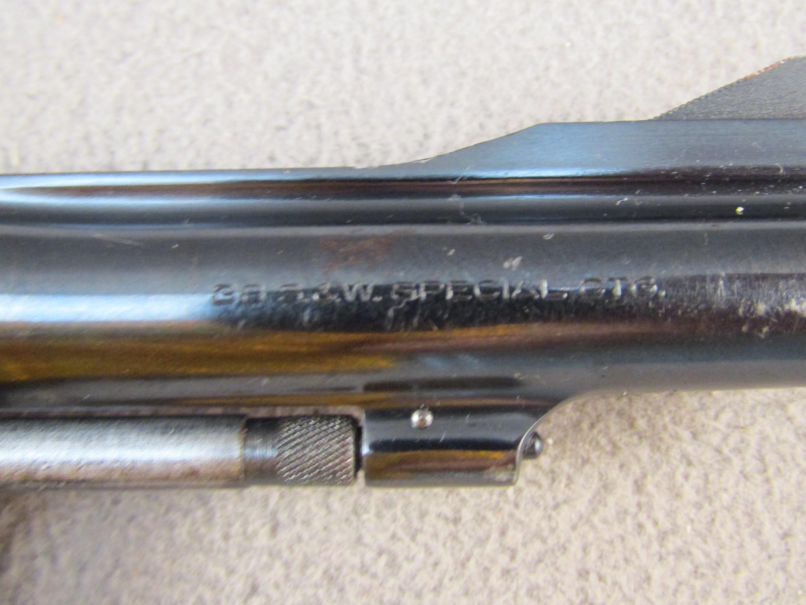 handgun: S&W Model 15-2, Revolver, .38S&W, 6 shot, 4" barrel, S#K815063