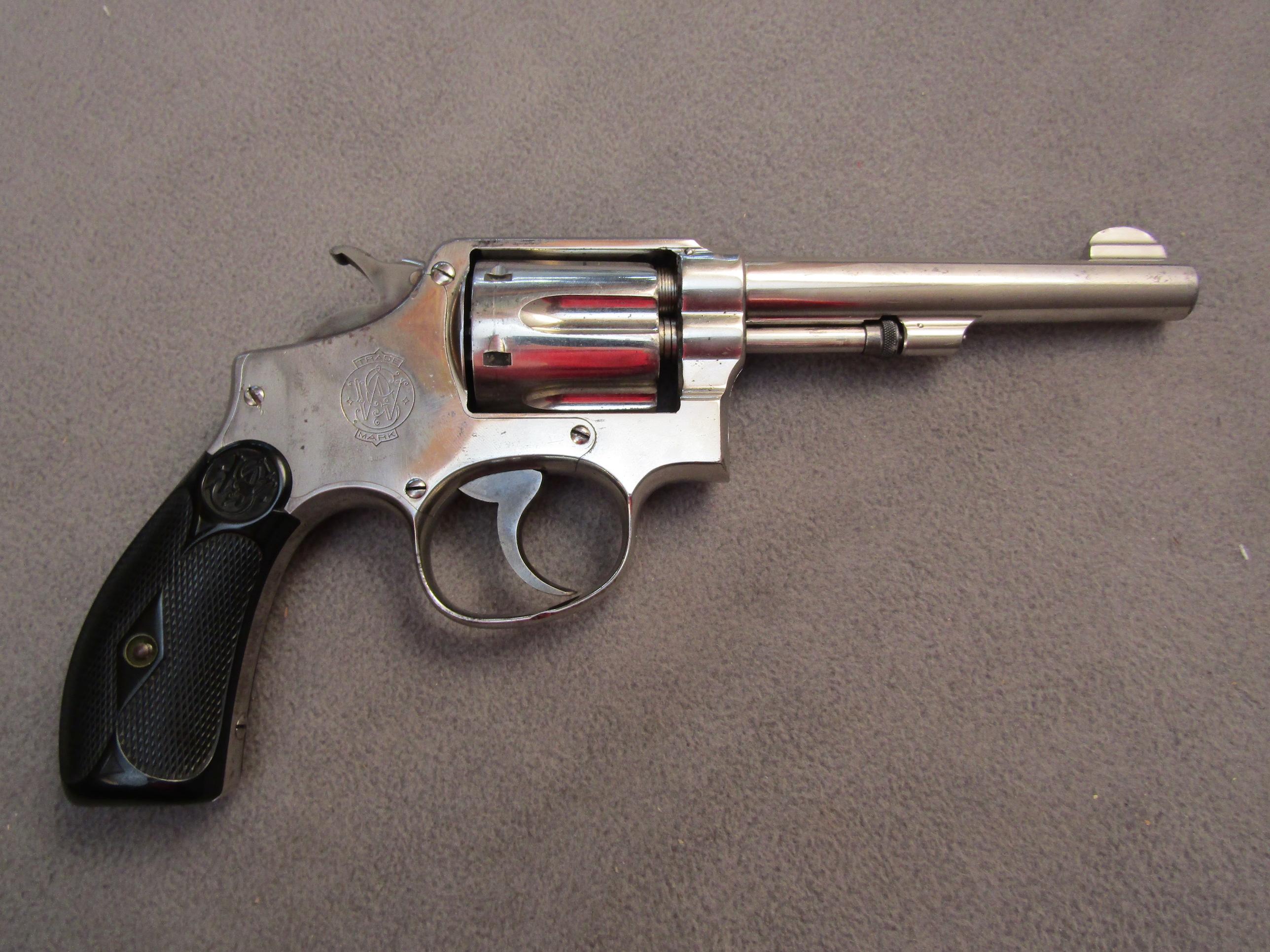 handgun: S&W Model M&P 1902, Revolver, .38spl, 6 shot, 5" barrel, S#26692