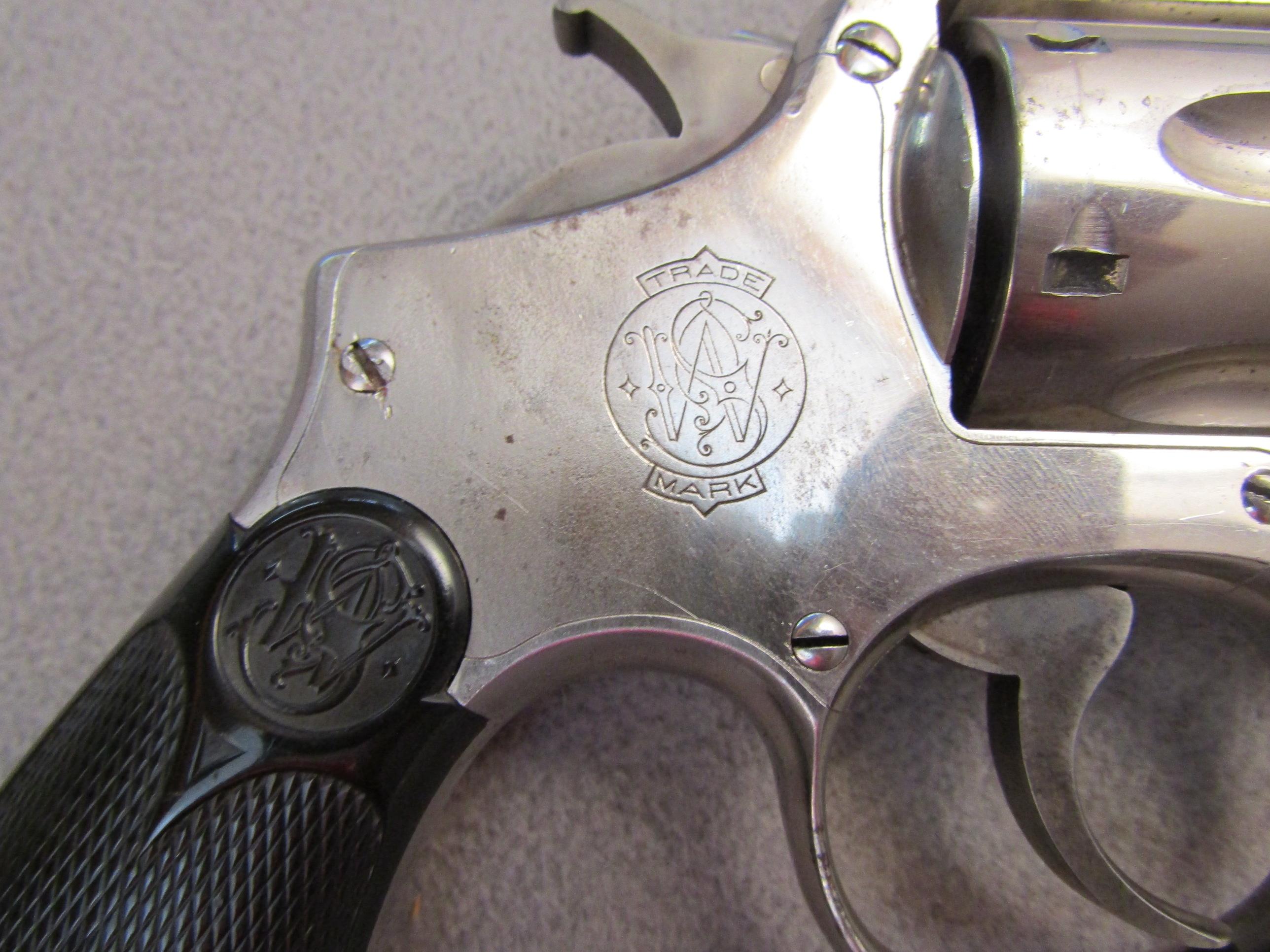 handgun: S&W Model M&P 1902, Revolver, .38spl, 6 shot, 5" barrel, S#26692