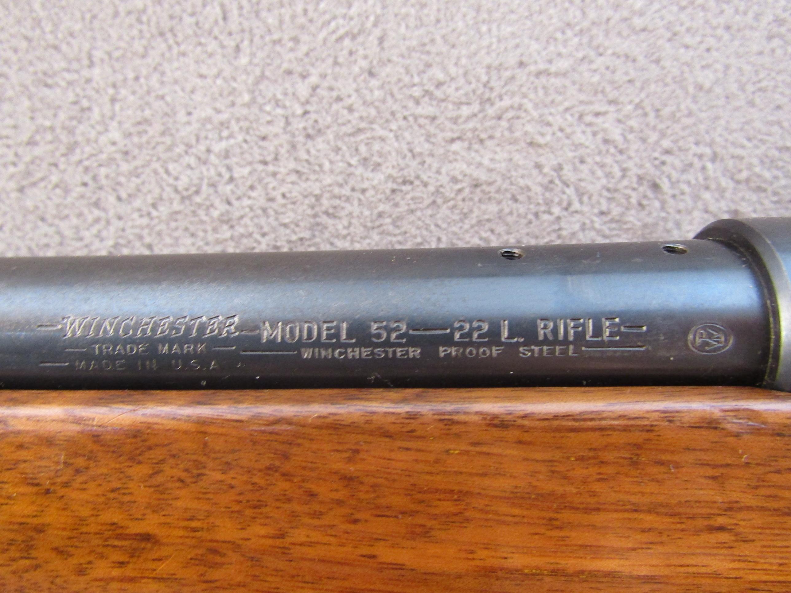 WINCHESTER Model 52, Bolt-Action Rifle, .22LR, S#105421D