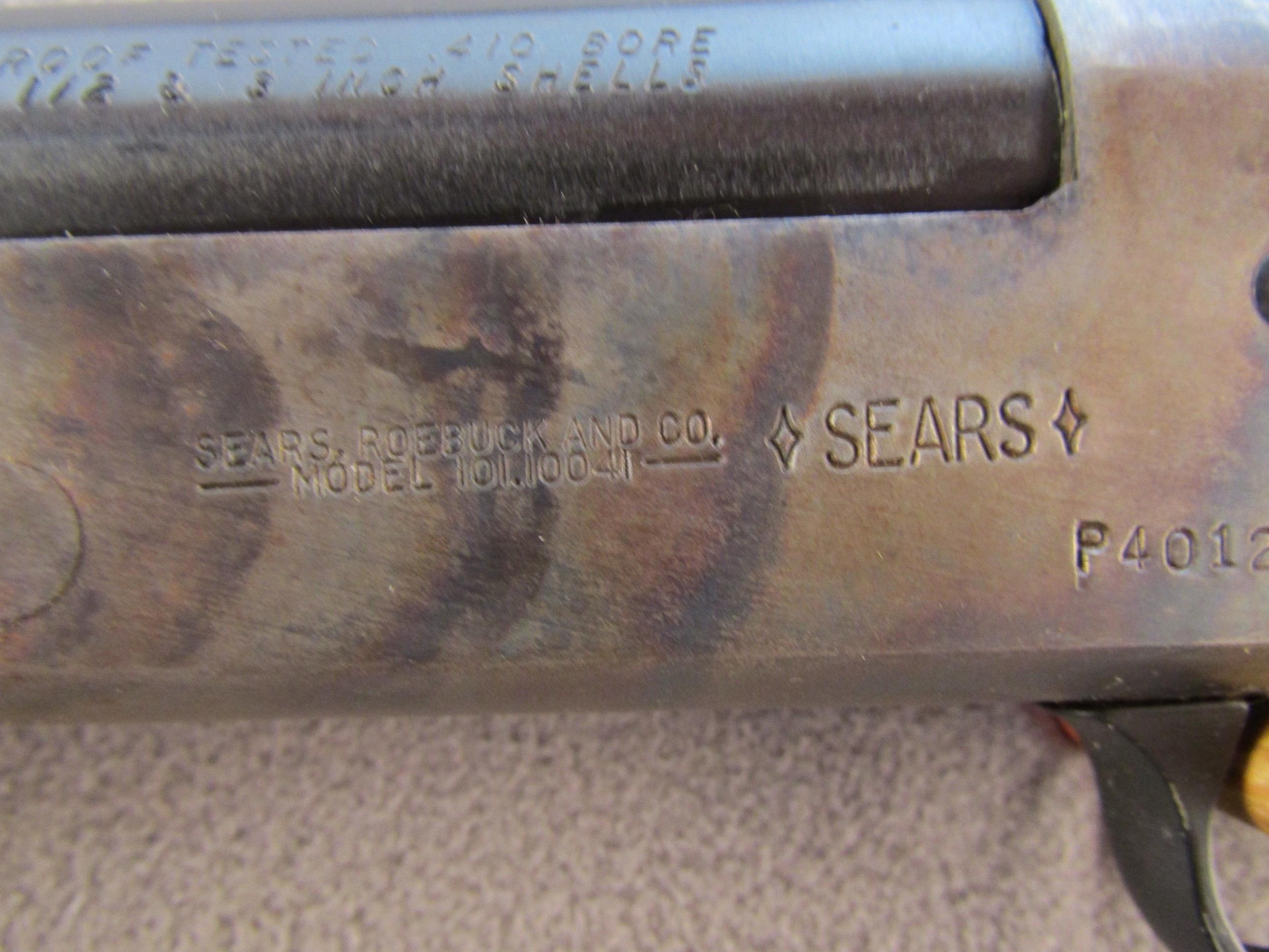 SEARS Model 101.10041, Breech-Action Shotgun, .410, S#P401287
