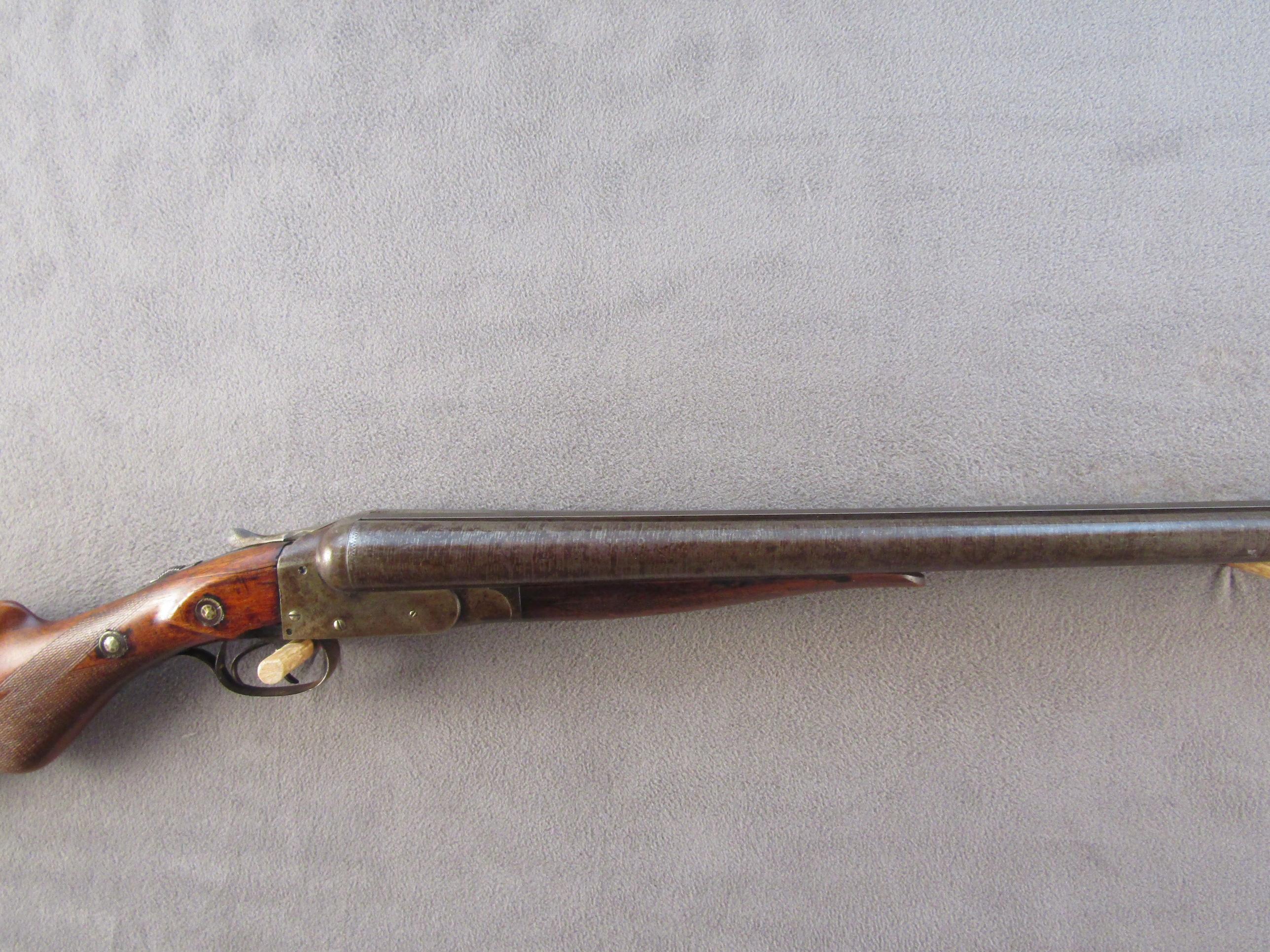 ITHACA Model SxS, Breech-Action Shotgun, possibly 10g, S#25359