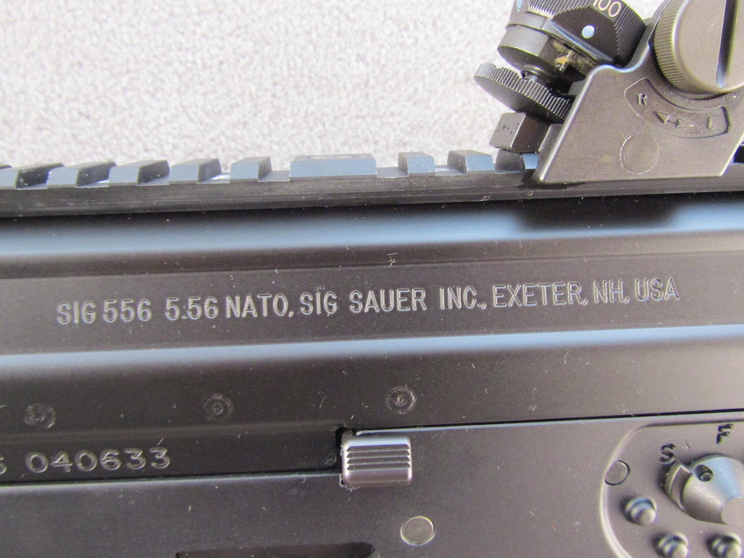 SIG SAUER Model SIG556, Semi-Auto Rifle, 5.56, S#JS040633