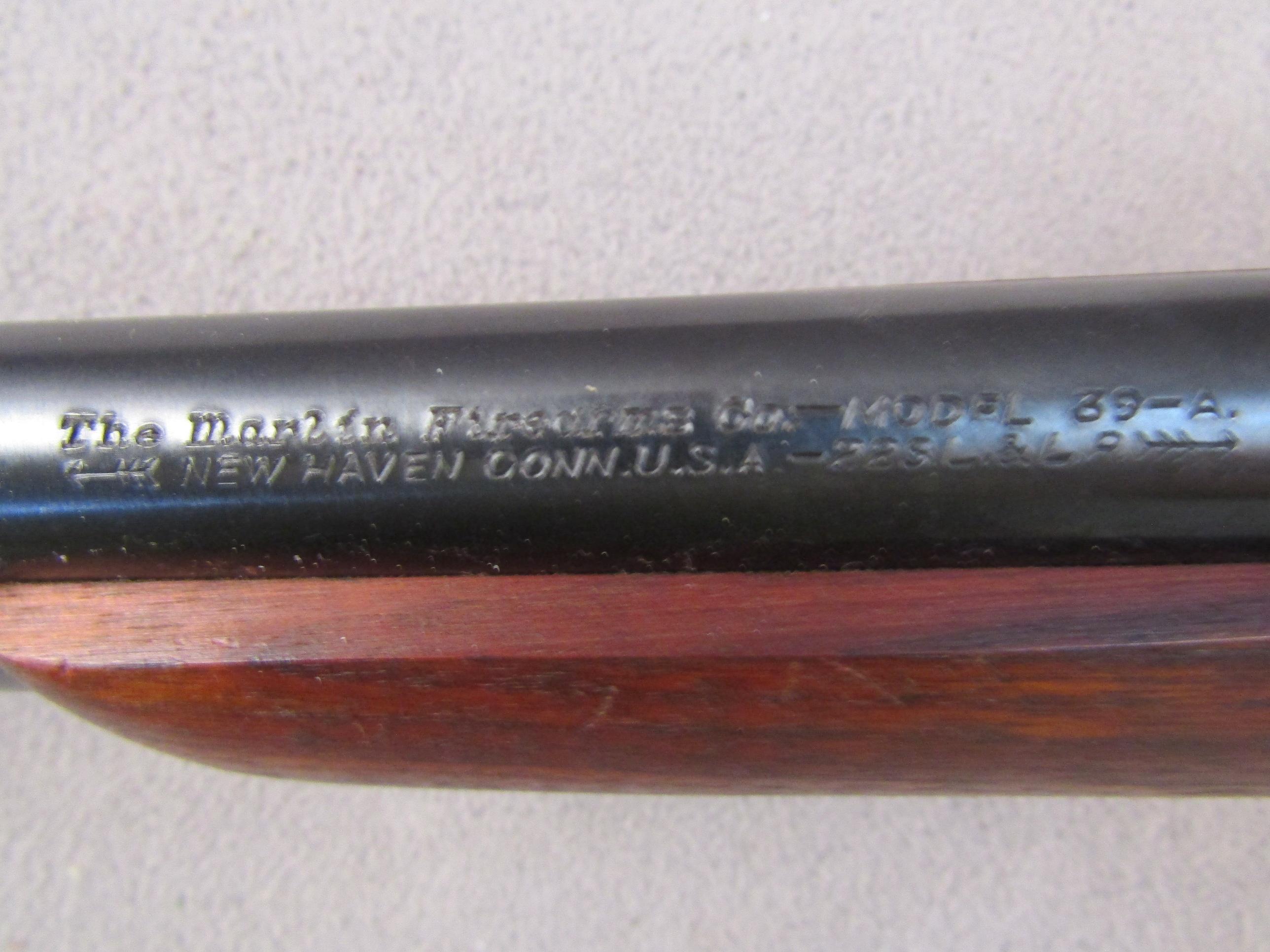 MARLIN Model 39-A, Lever-Action Rifle, .22, S#384532