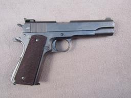 handgun: COLT Model Argentine 1927, Semi-Auto Pistol, .45, 6 shot, 5" barrel, S#99480