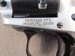 handgun: HERITAGE Model Rough Rider, Revolver, .22, 6 shot, 5.5" barrel, S#G03114