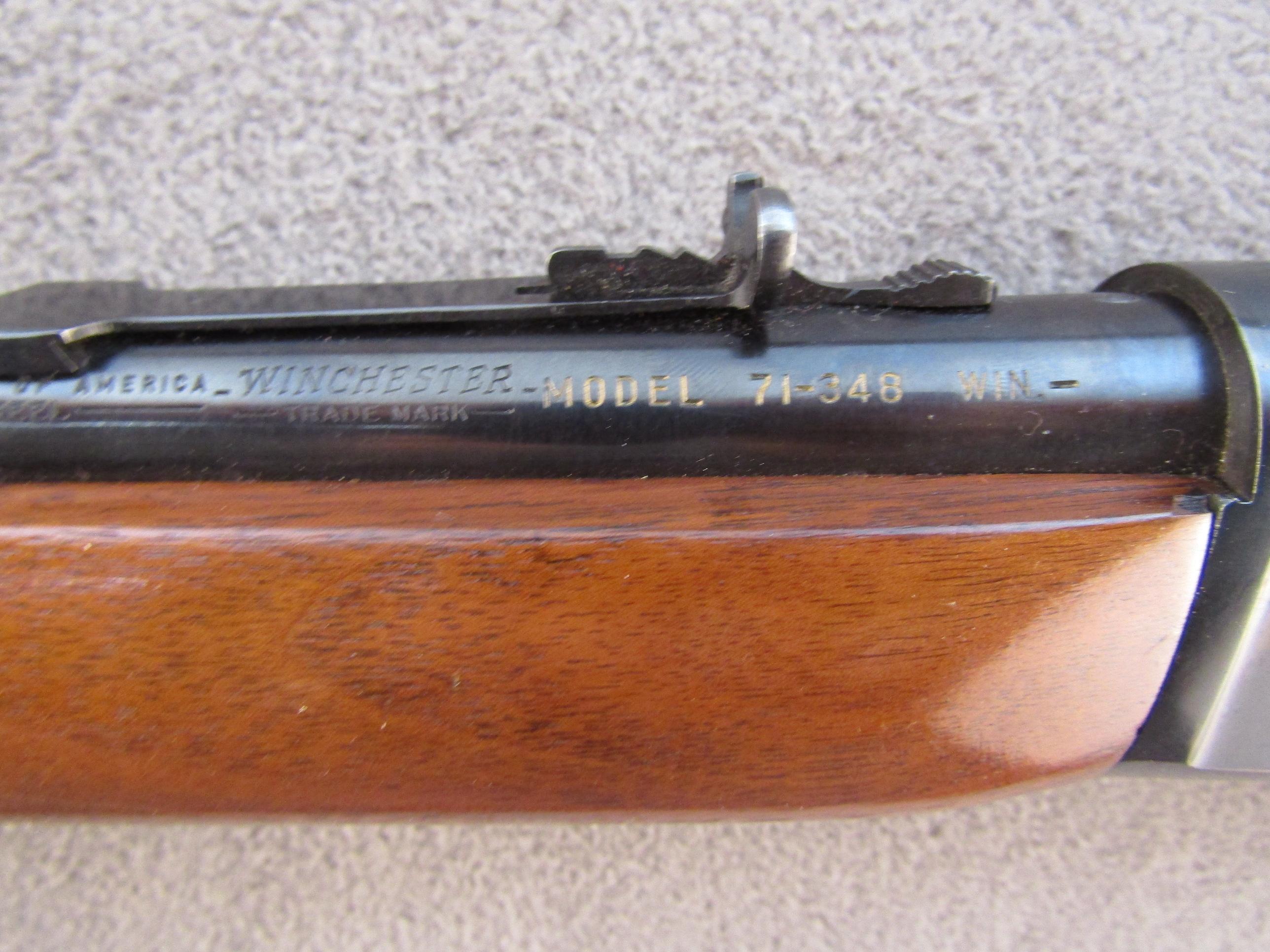 WINCHESTER Model 71-348, Lever-Action Rifle, .348win, S#46930