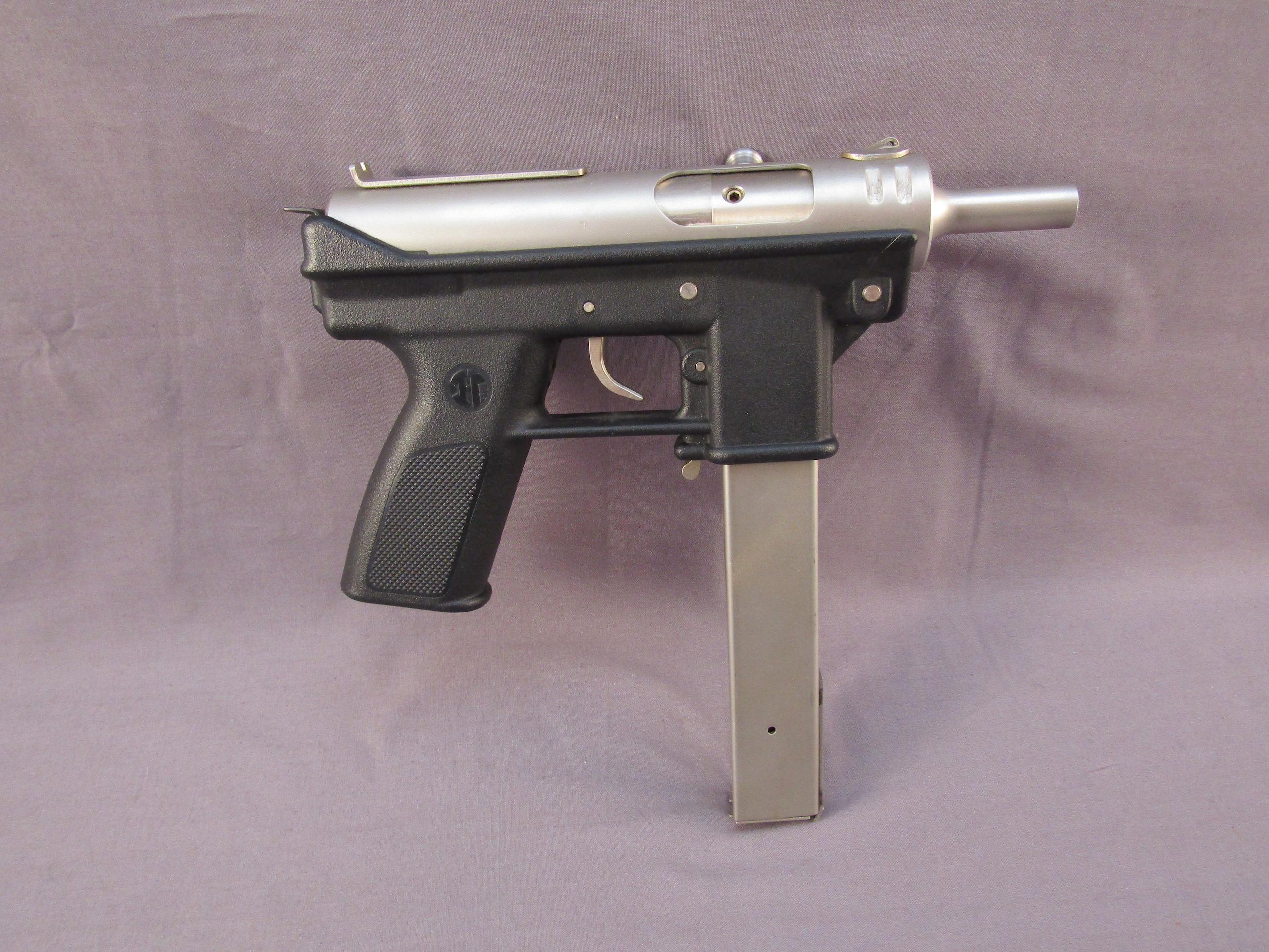 handgun: INTERTEC Model AB-10, Semi-Auto Pistol, 9mm, 20 shot, 3" barrel, S#A04536