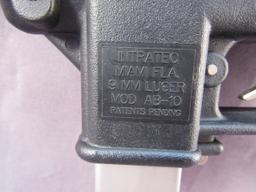handgun: INTERTEC Model AB-10, Semi-Auto Pistol, 9mm, 20 shot, 3" barrel, S#A04536