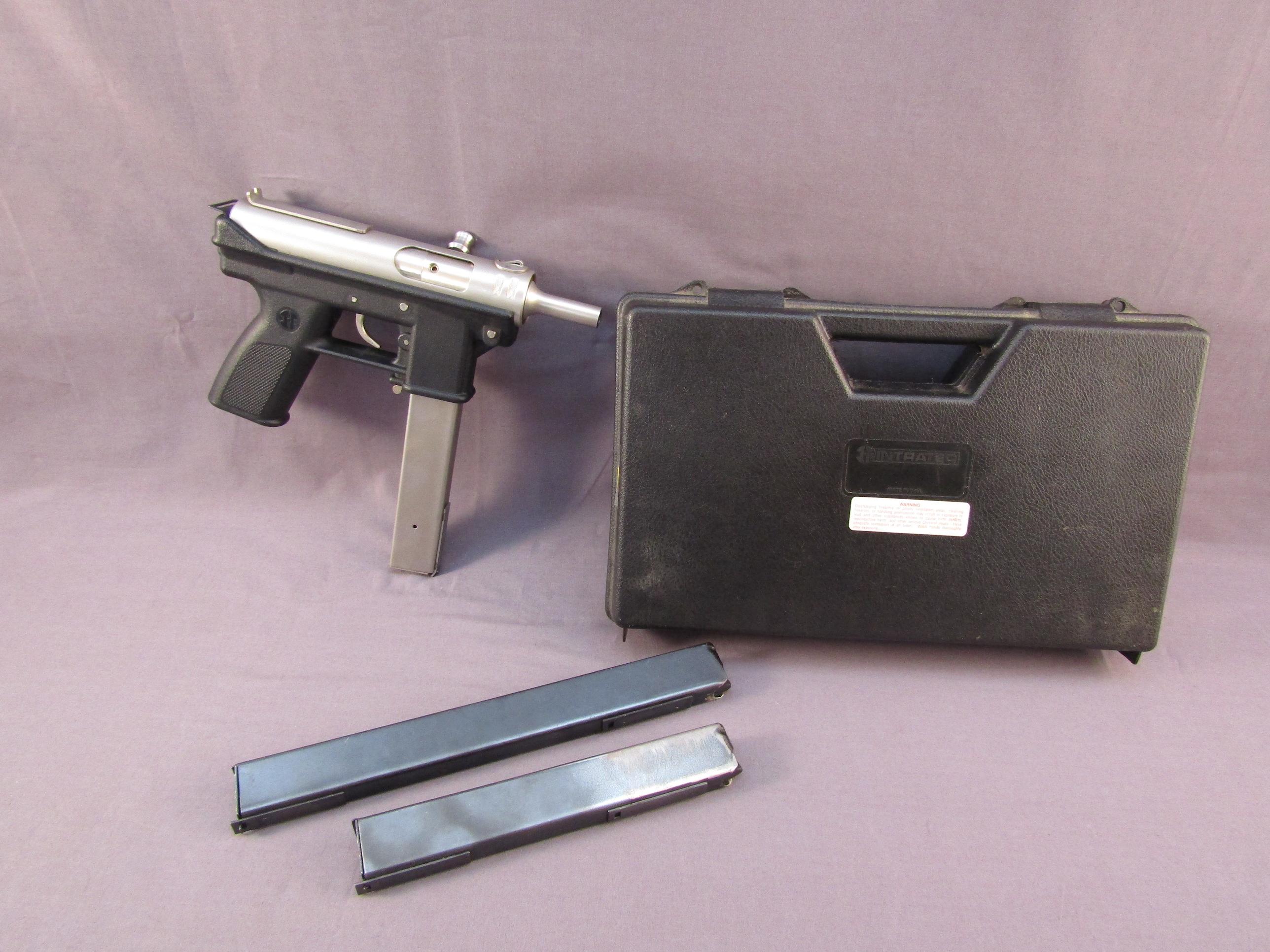 handgun: INTERTEC Model AB-10, Semi-Auto Pistol, 9mm, 20 shot, 3" barrel, S#A04536