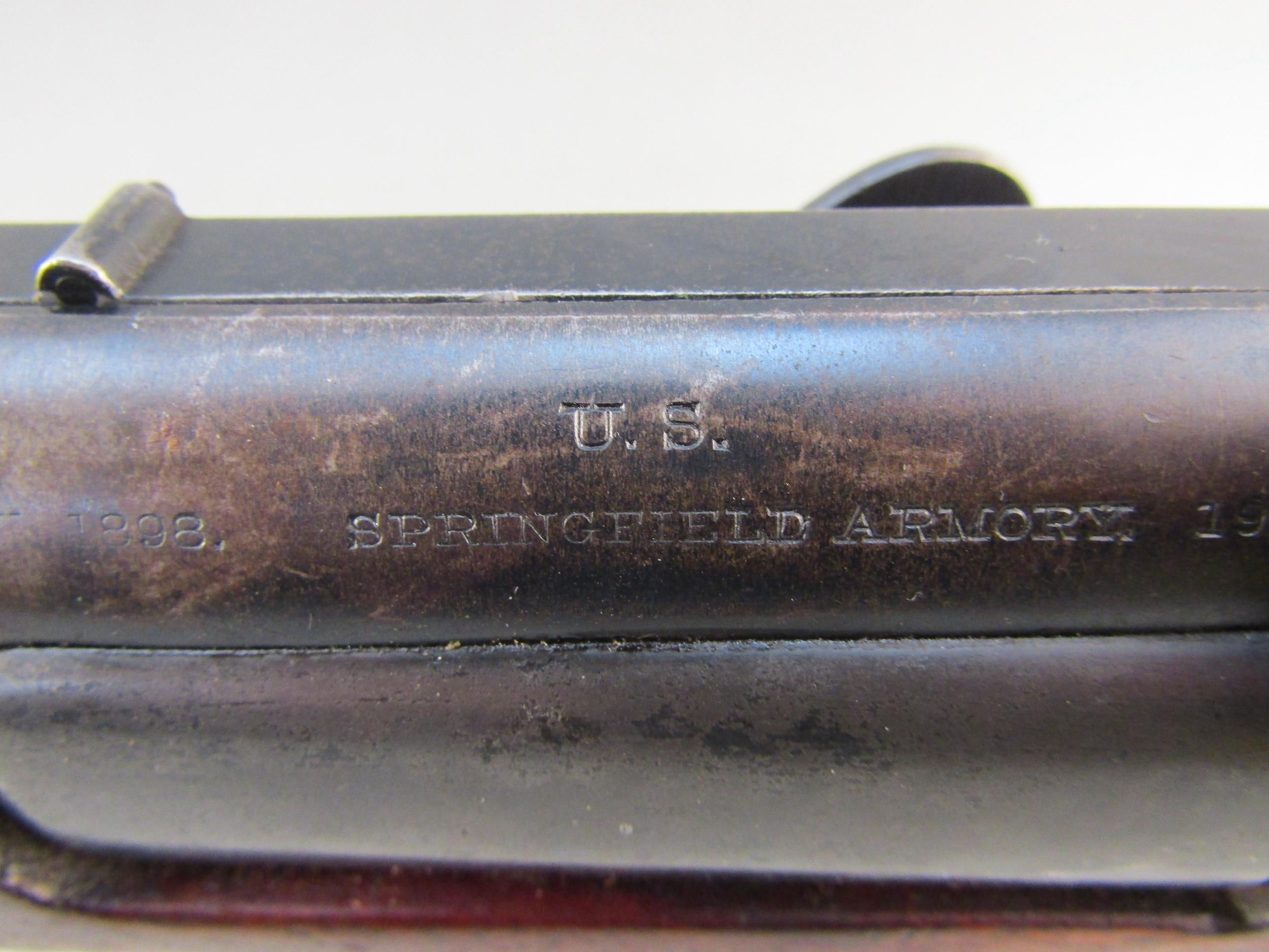 SPRINGFIELD ARMORY Model 1898, Bolt-Action Rifle, .30-40 Krag, S#195811