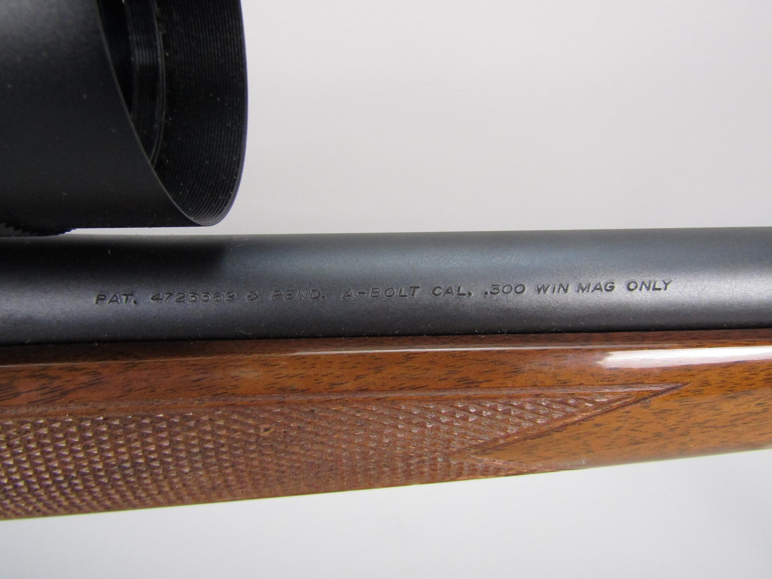 BROWNING Model A-Bolt, Bolt-Action Rifle, .300Win Mag, S#49979NW817