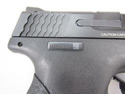 handgun: S&W Model M&P 40 Shield, Semi-Auto Pistol, .40, 7 shot, 3" barrel, 6" overall, S#HTH4332