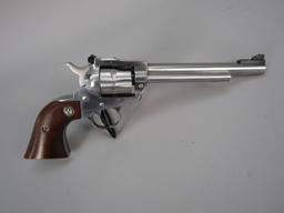 handgun: RUGER Model New Model Single-Six, Revolver, .22, 6 shot, 6 3/4" bbl, 12" overall S#66-12549
