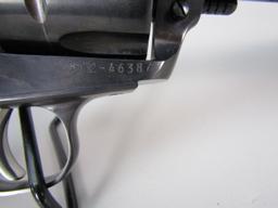 handgun: RUGER Model New Vaquero, Revolver, .45, 6 shot, 7 1/2" barrel, 13" overall, S#512-46387