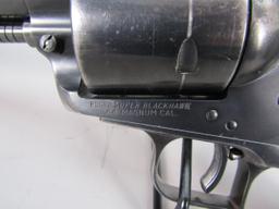 handgun: RUGER Model Super Blackhawk, Revolver, .44Mag, 6 shot, 7 1/2" barrel, 13" overall, S#821