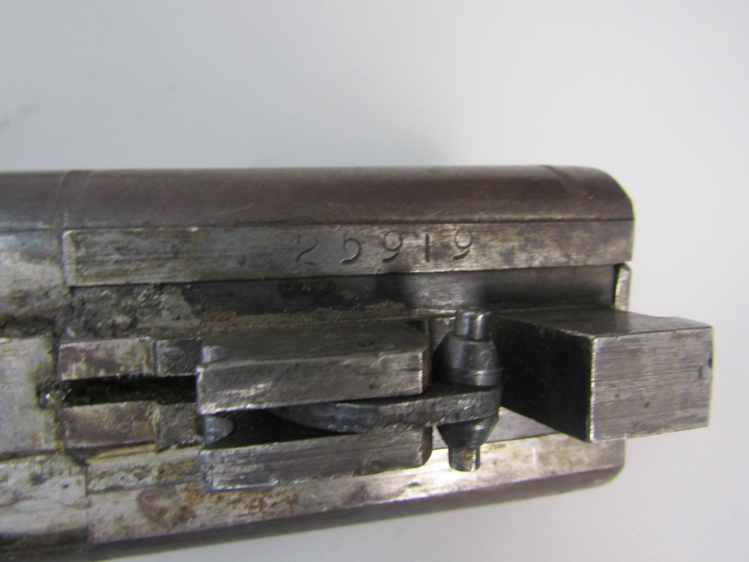 antique: STEVENS Model SxS, Breech-Action Shotgun, 12g, S#25919