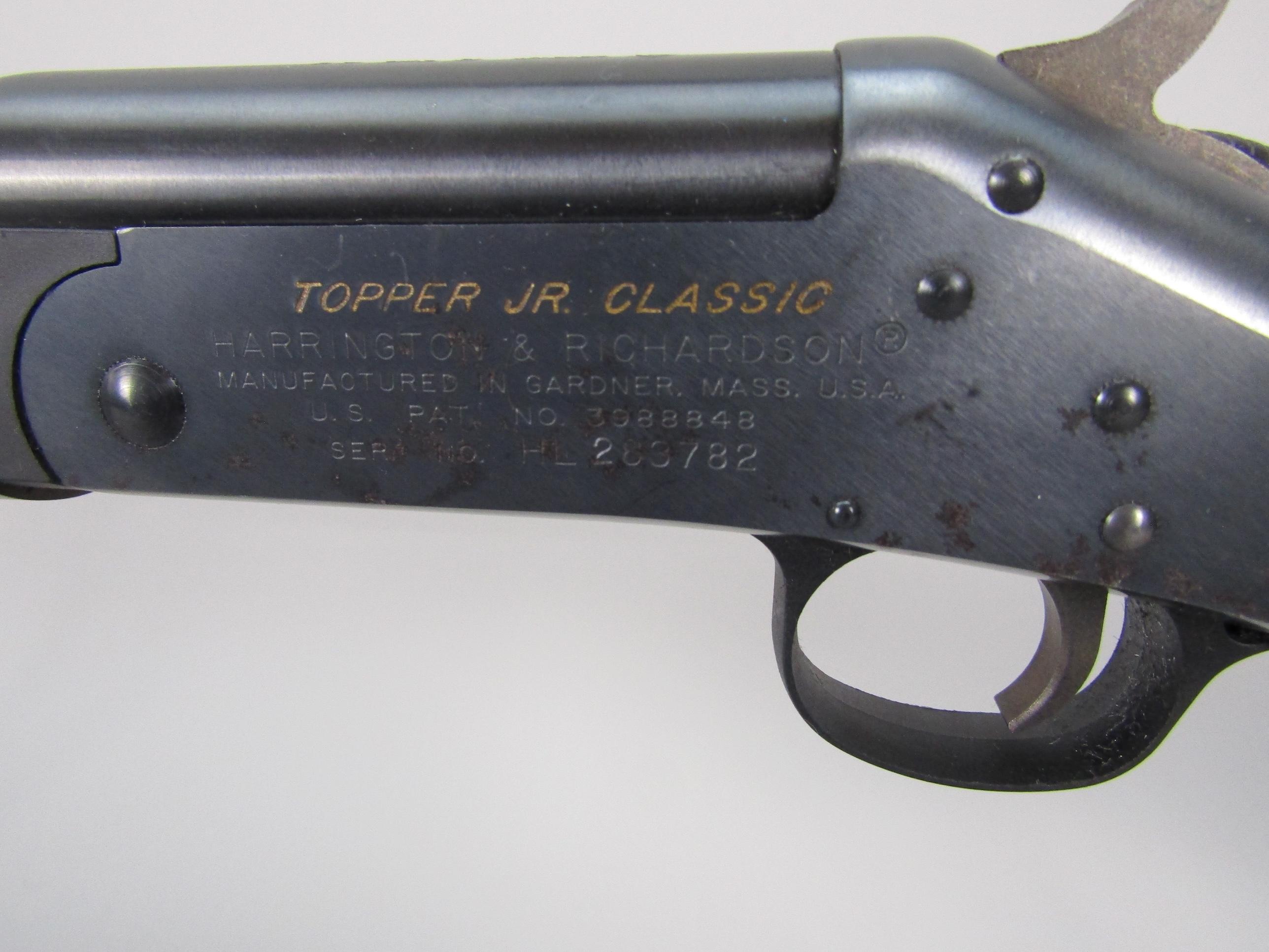 H&R Model Topper Jr Classic, Breech-Action Shotgun, 20g, S#HL283782