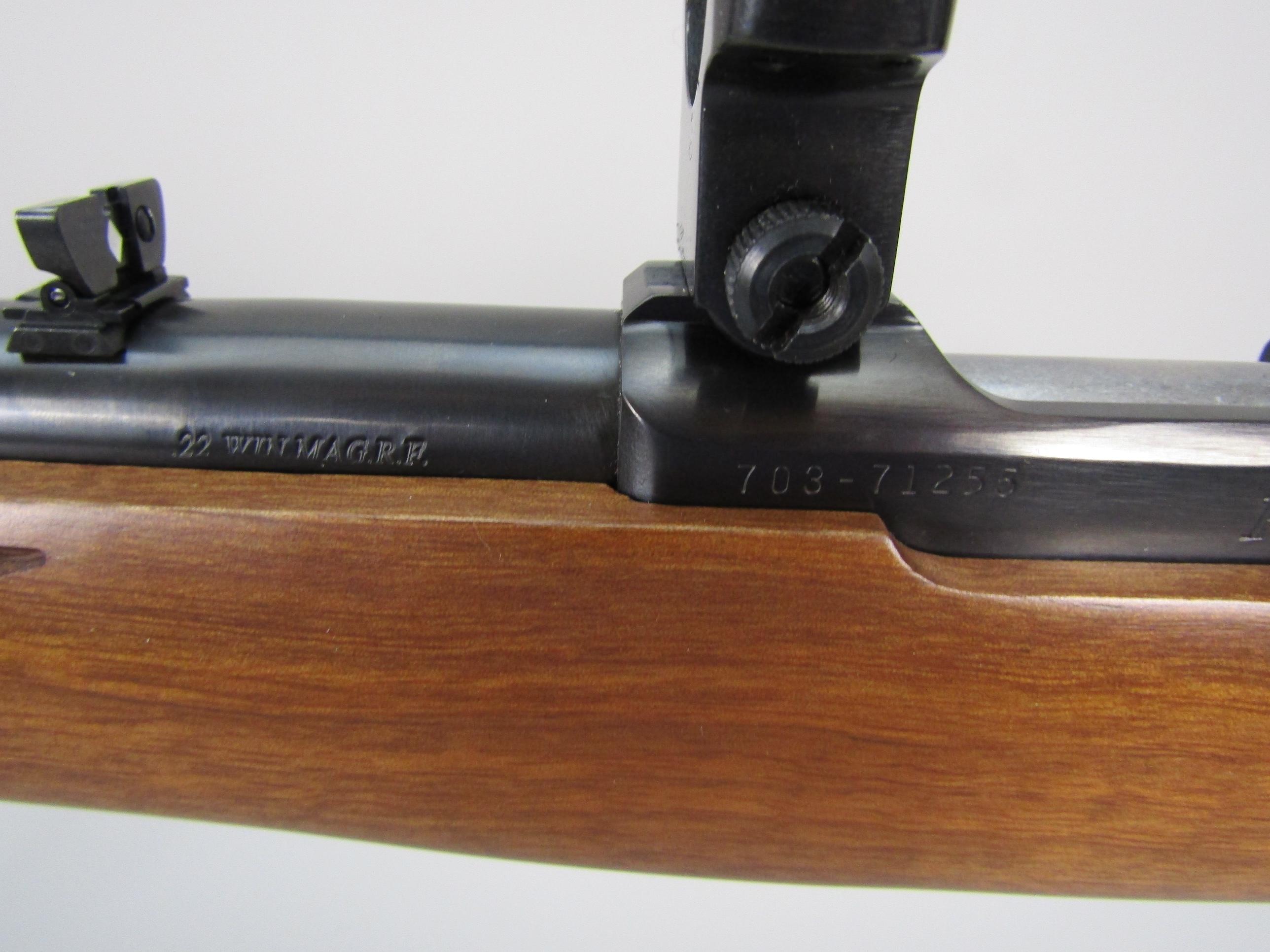 RUGER Model 77/22, Bolt-Action Rifle, .22WMR, S#703-71255