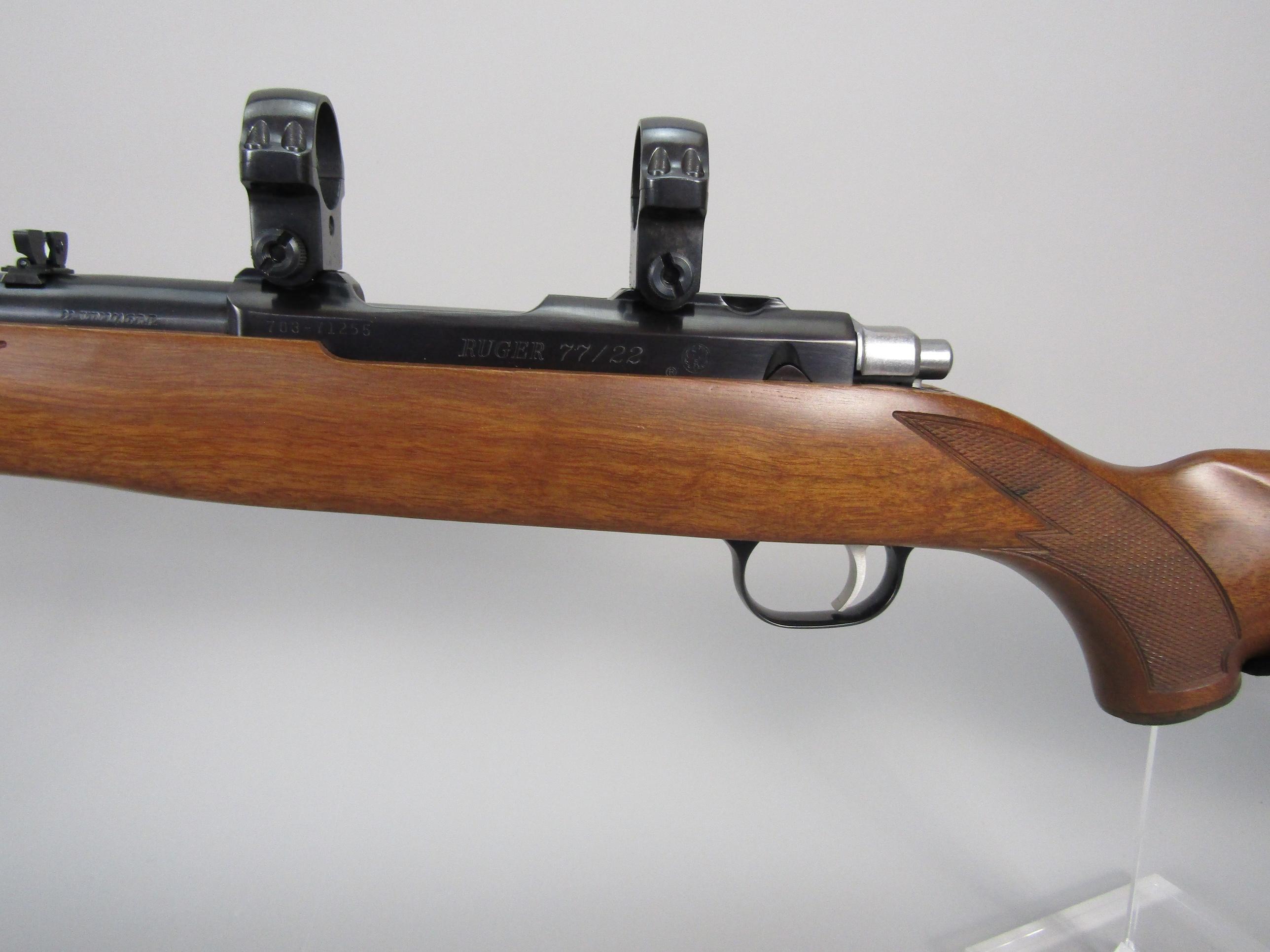 RUGER Model 77/22, Bolt-Action Rifle, .22WMR, S#703-71255