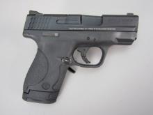 handgun: S&W Model M&P Shield, Semi-Auto Pistol, 9mm, 8 shot, 3" barrel, 6 1/4" overall, S#HWX0573