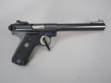 handgun: RUGER Model Mark II Target, Semi-Auto Pistol, .22LR, 10 shot, 7" bbl, 11" o/a, S#210-33241
